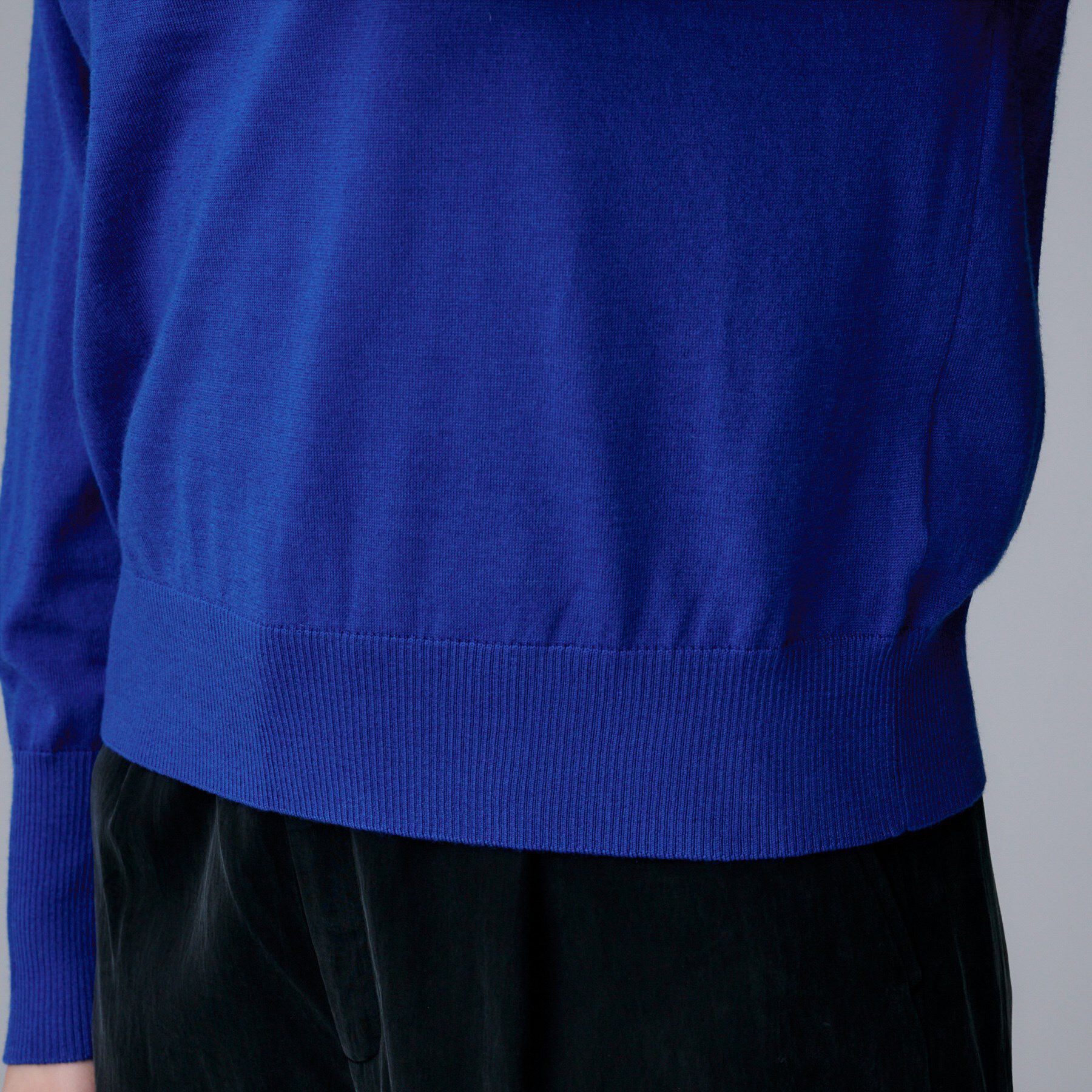 UNTITLED「【アンサンブル可/洗える】シルクウールカシミヤ ドルマンスリーブニット」|ニット・セーター|