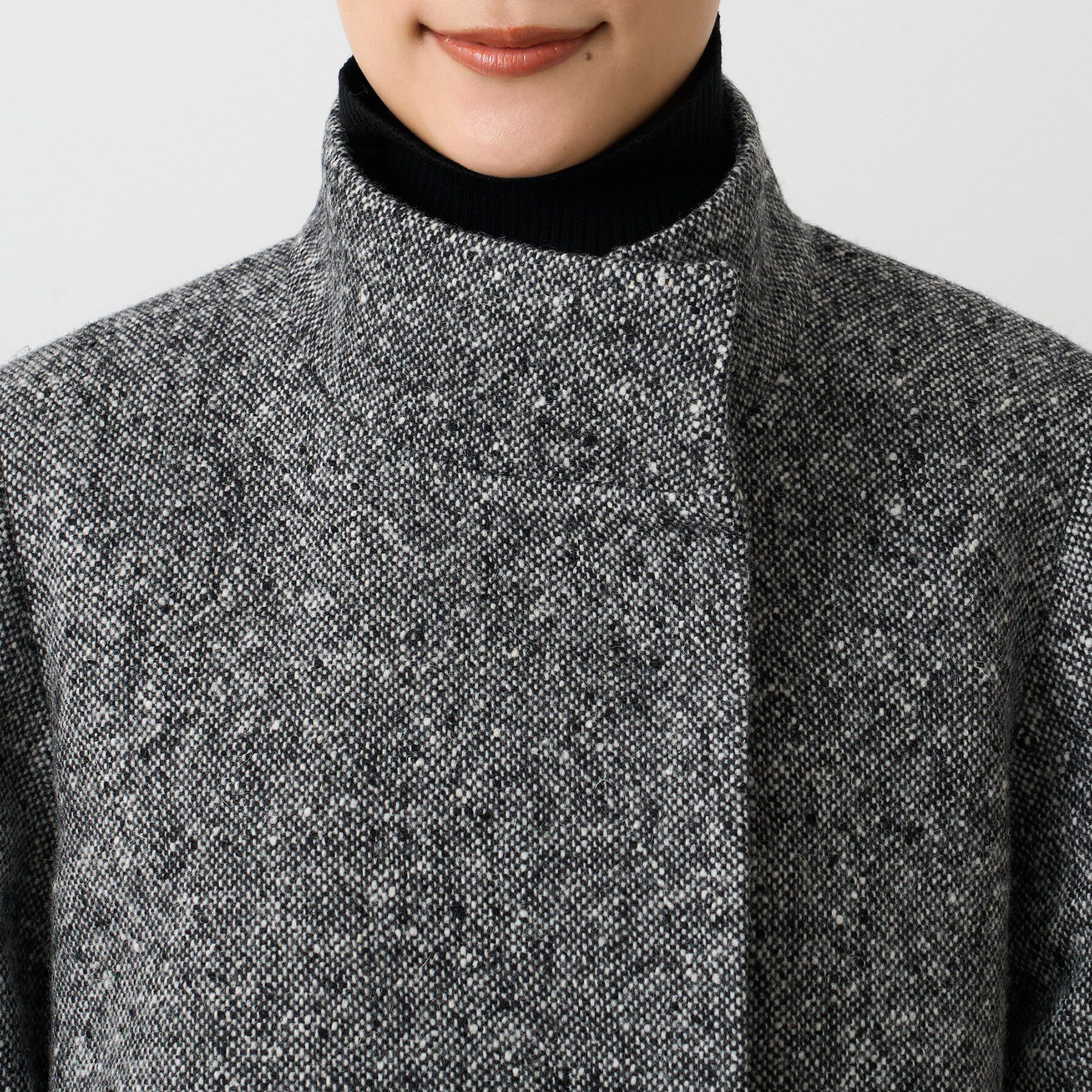 UNTITLED「【スタンドカラー/オンオフ使える】クラシカルツイードコート」|その他|