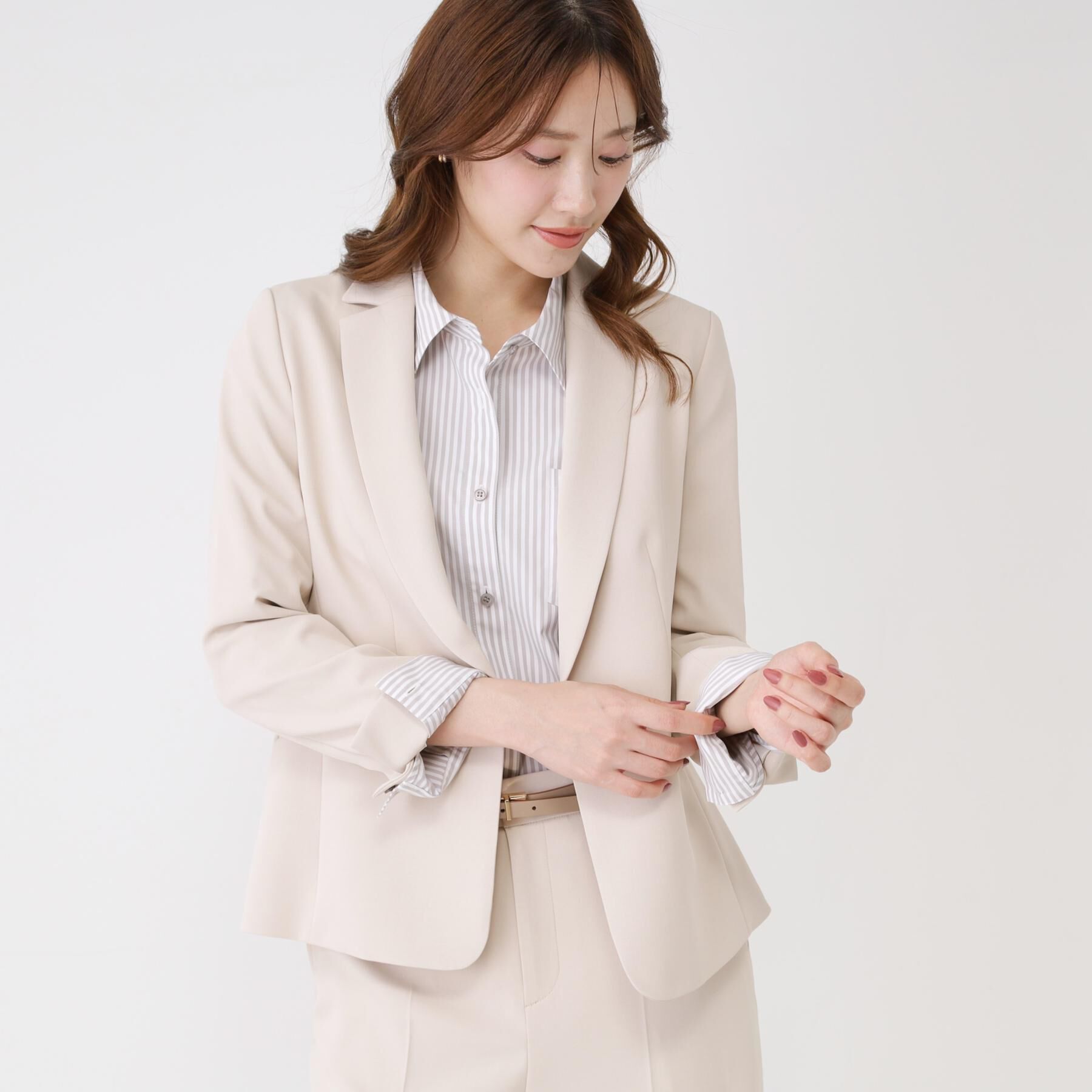 COUP DE CHANCE「【手洗い可／日本製／伸縮性／スーツ可】テーラードジャケット」|テーラードジャケット|