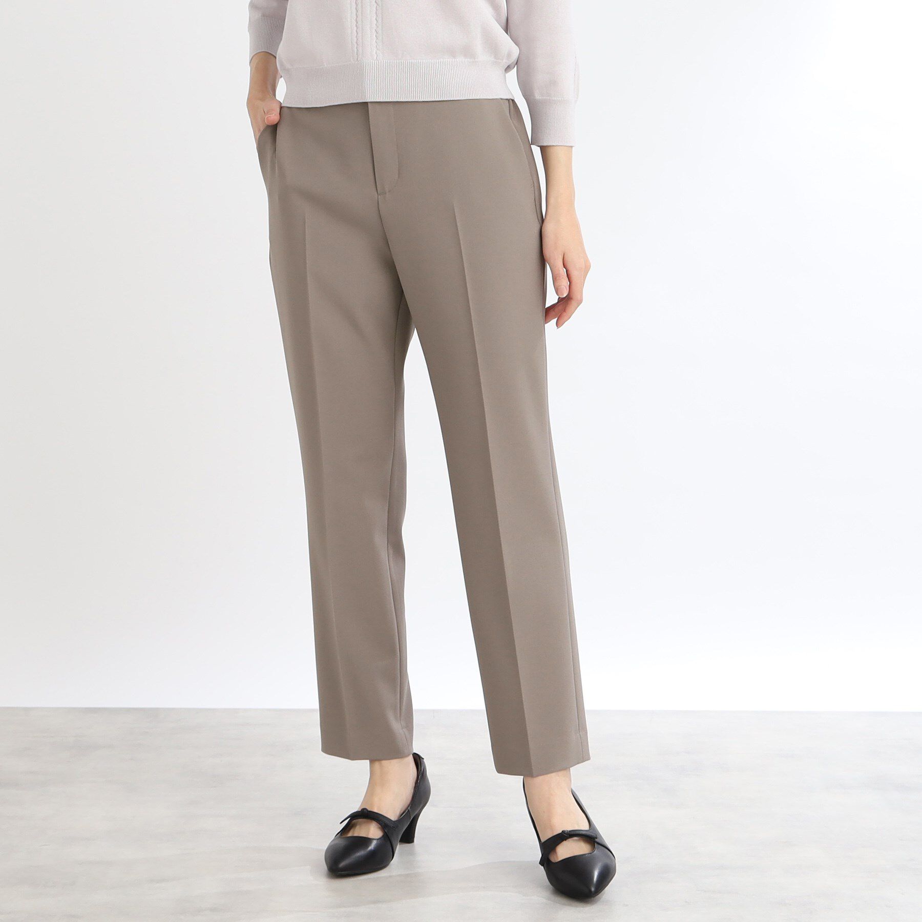 Reflect「【WEB限定カラーあり／私のパンツ／手洗い可】ストレッチテーパードパンツ」|その他|