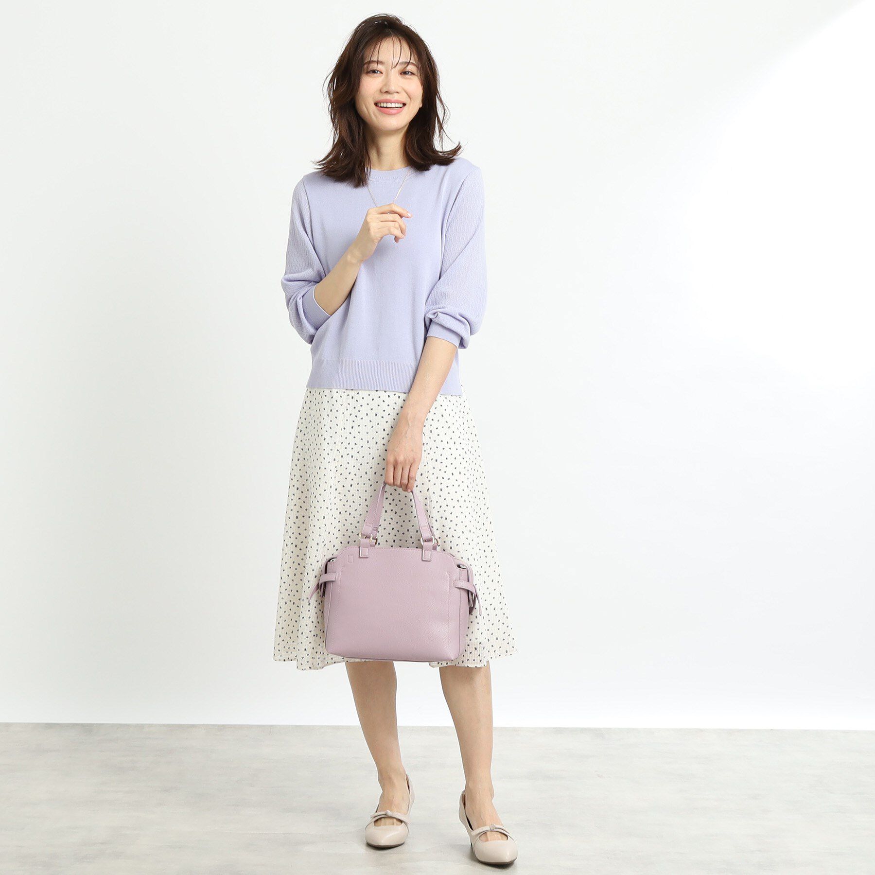 Reflect「【WEB先行カラーあり／洗える】パフスリーブニット」|ニット・セーター|