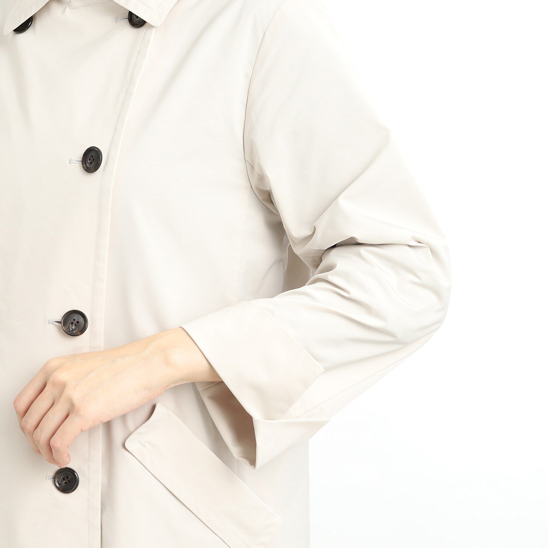 Reflect「【手洗い可／軽い着心地】ストレッチPコート」|ピーコート|