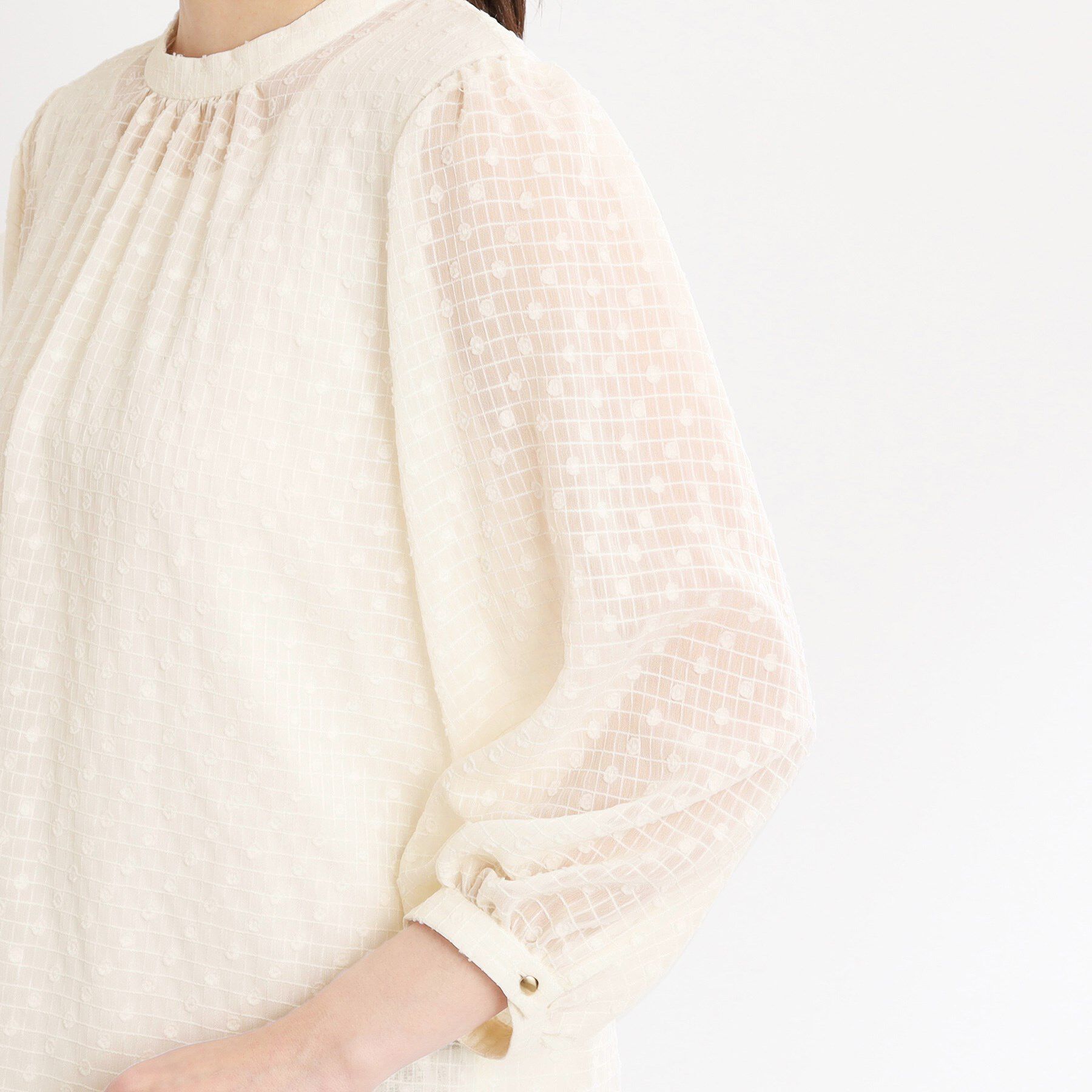 Reflect「【手洗い可】ロングシルエットブラウス」|シャツ・ブラウス|