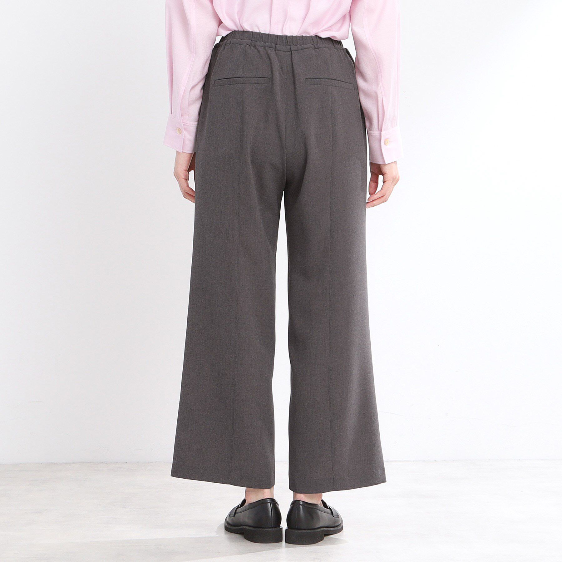 Reflect「【マシンウォッシュ可／ウエスト総ゴム】すっきり見えワイドシルエットパンツ」|その他|