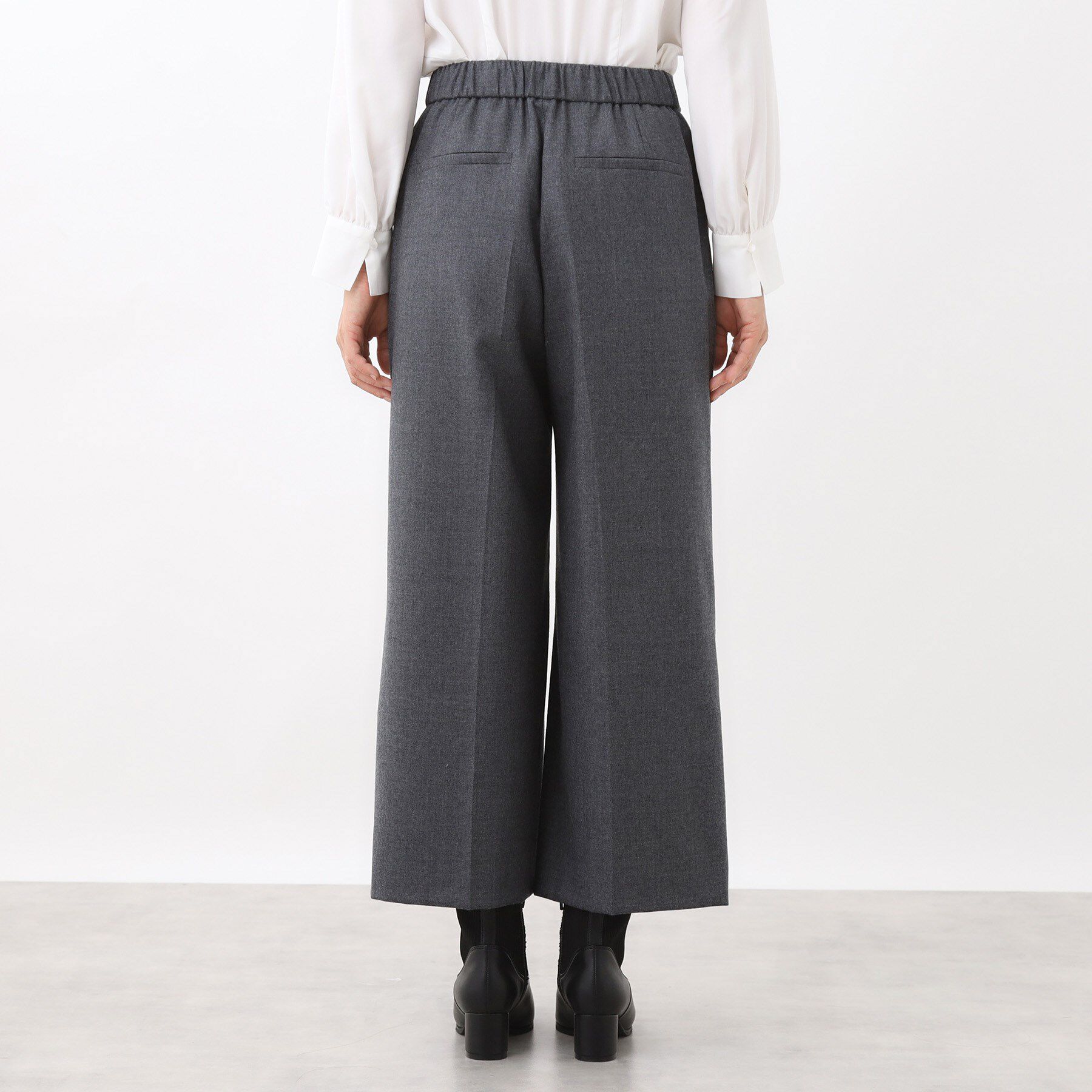 Reflect「【腰周りすっきり◎】ワイドクロップドパンツ」|その他|