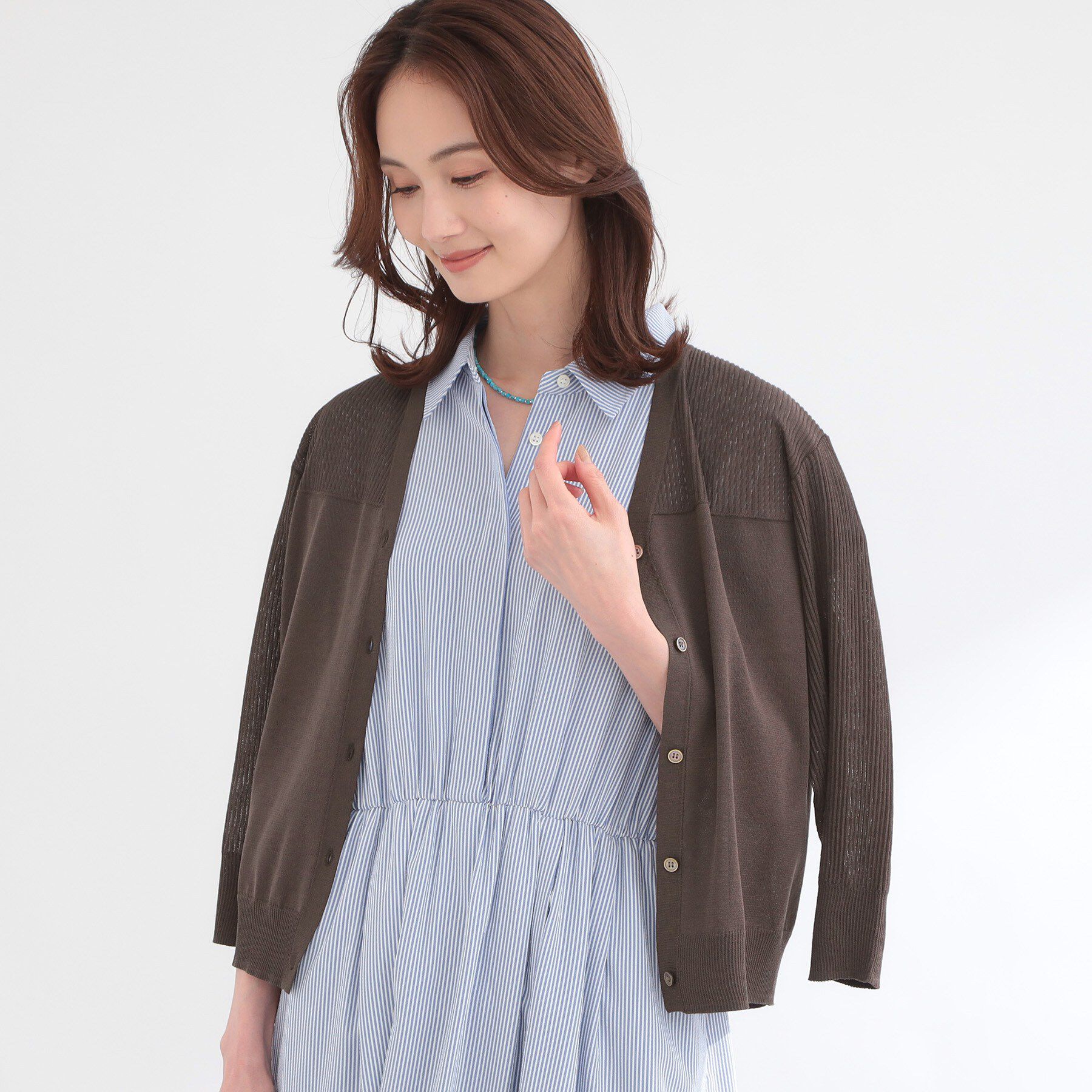 Reflect「Vネックニットカーディガン」|カーディガン|