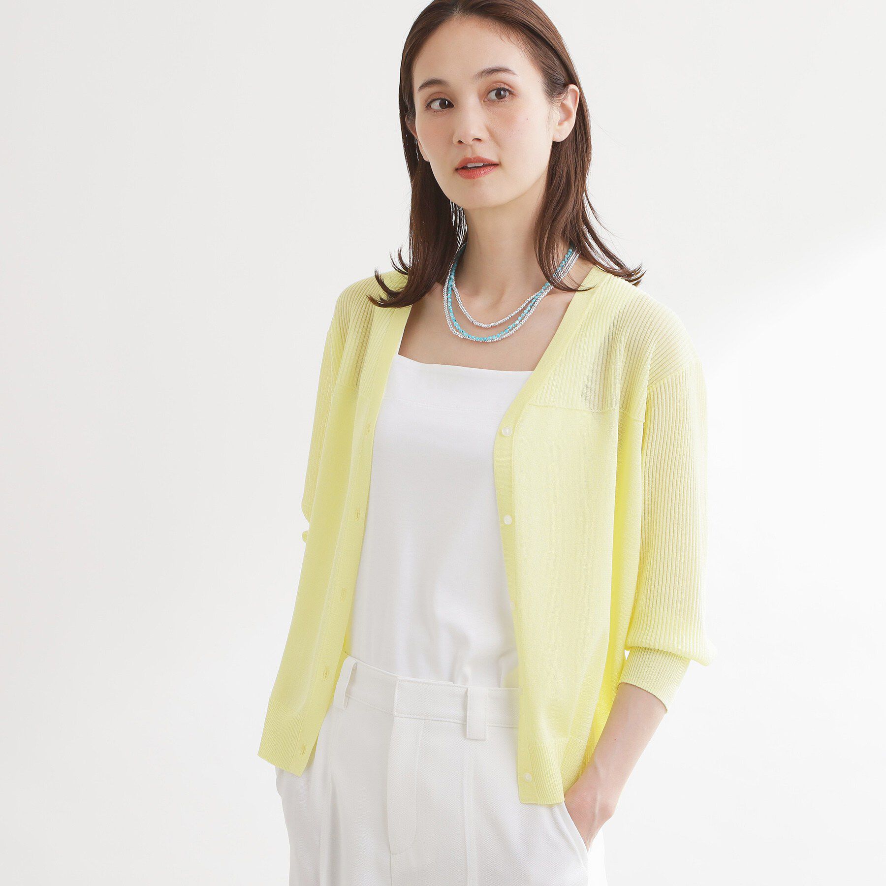 Reflect「Vネックニットカーディガン」|カーディガン|