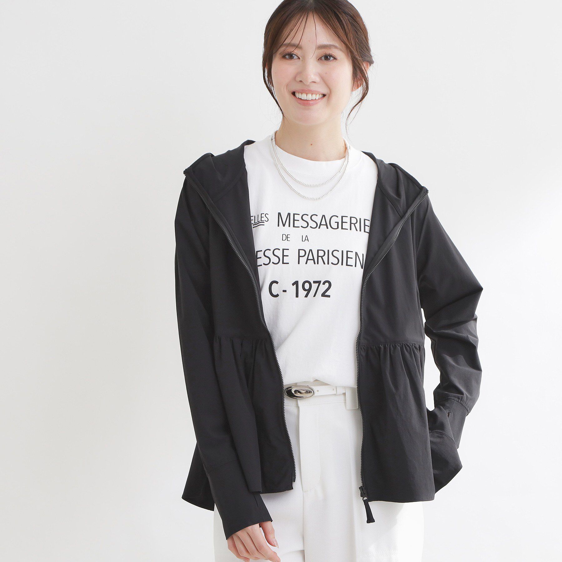 Reflect「【UVカット／接触冷感】ラッシュガードパーカー」|ブルゾン・スタジャン|