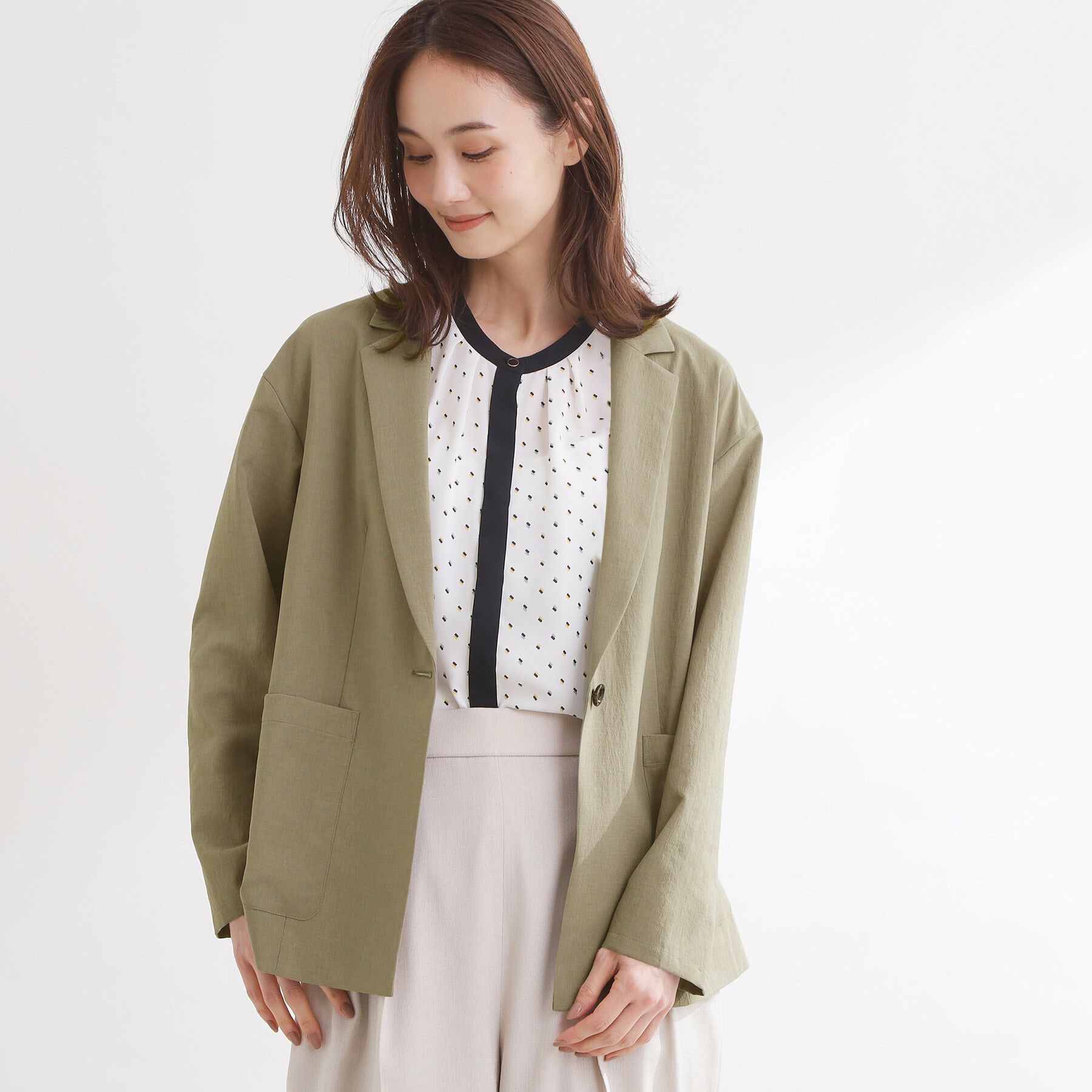 Reflect「リラクシーテーラードジャケット」|テーラードジャケット|