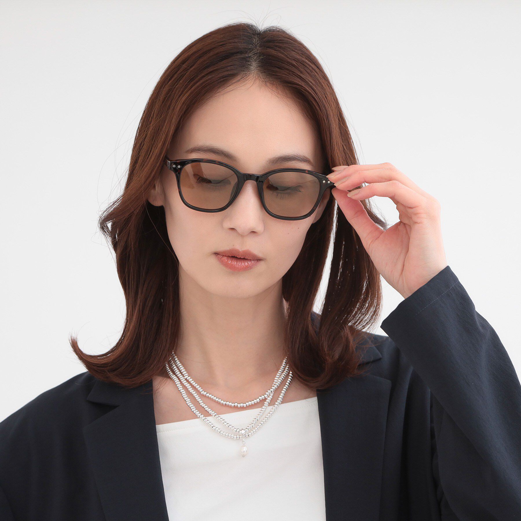 Reflect「【偏光／調光レンズ】ウェリントン型サングラス」|メガネ|