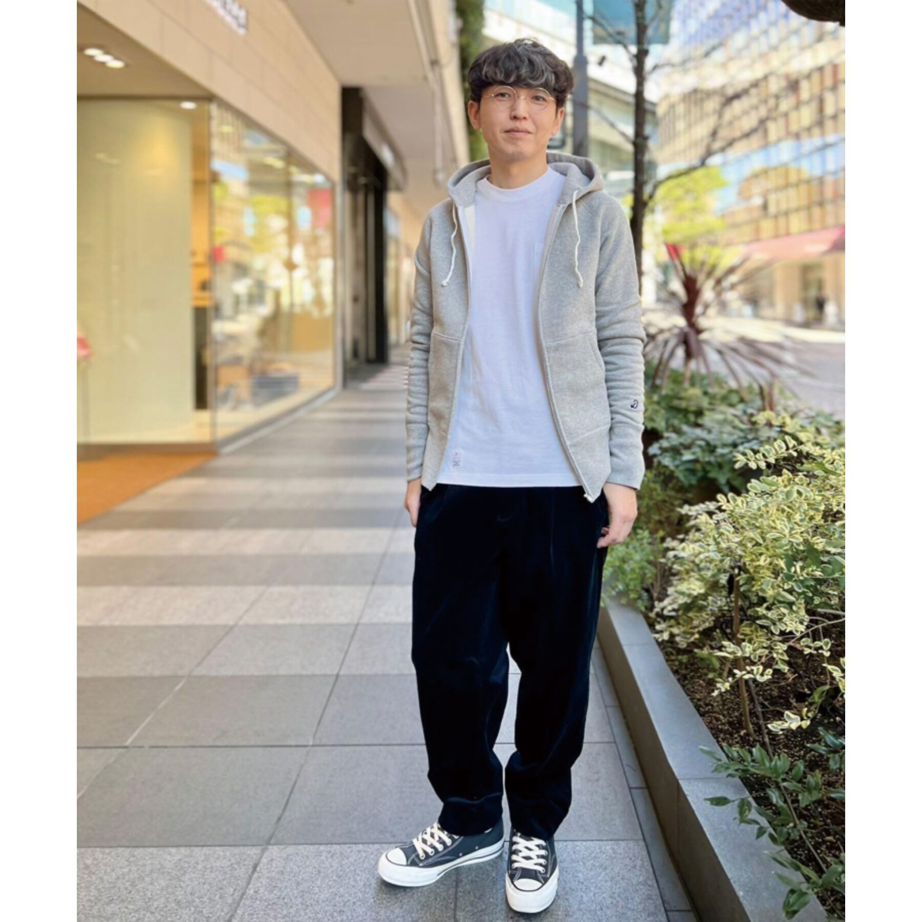 DRESSTERIOR「【ベストセラー】デキシー吊裏毛ジップアップパーカ」|パーカー|