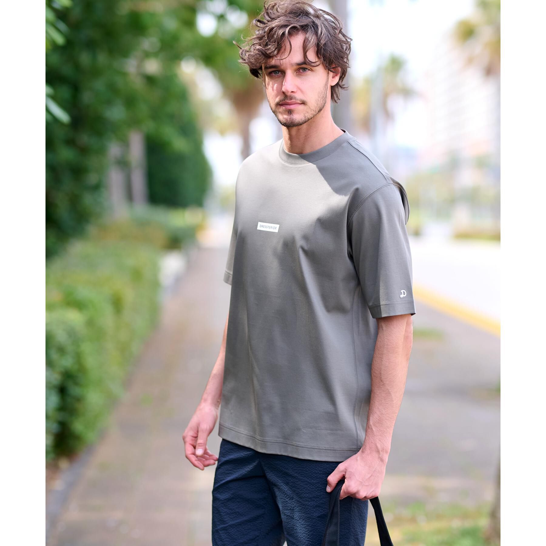 DRESSTERIOR「【接触冷感／抗菌防臭／消臭】ICE CLEAR COTTON NINEストリートTシャツ」|Tシャツ・カットソー|