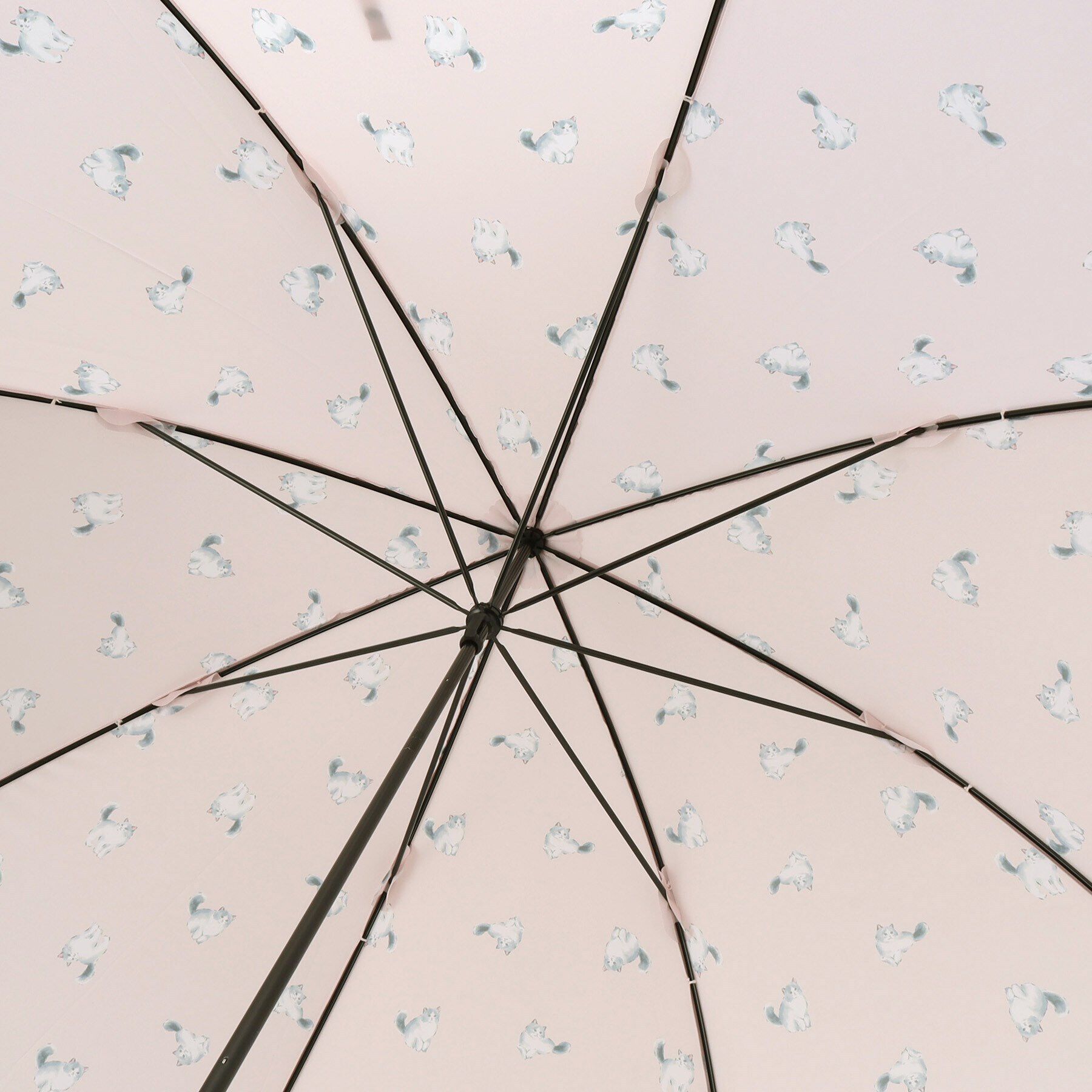 grove「【晴雨兼用】雨長キャッツ（長傘）」|傘|