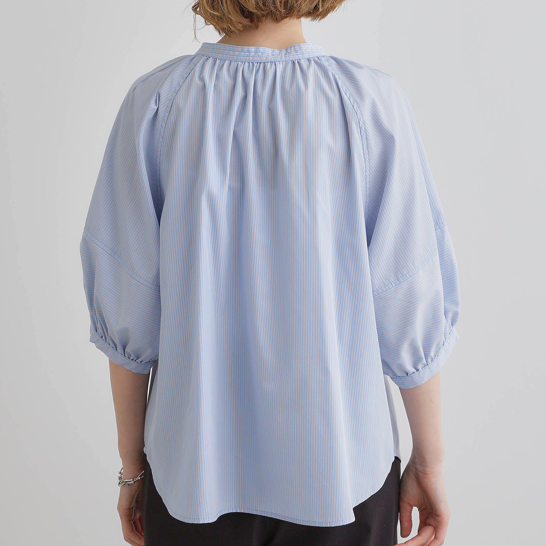 grove「【夏に嬉しい機能付き】ランタンスリーブシャツブラウス」|シャツ・ブラウス|