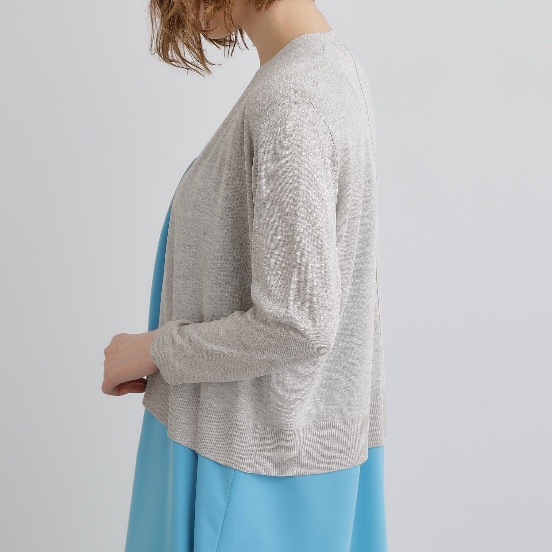 grove「【接触冷感/UVカットetc】夏に嬉しい機能付き！ベーシックショートカーディガン」|カーディガン|