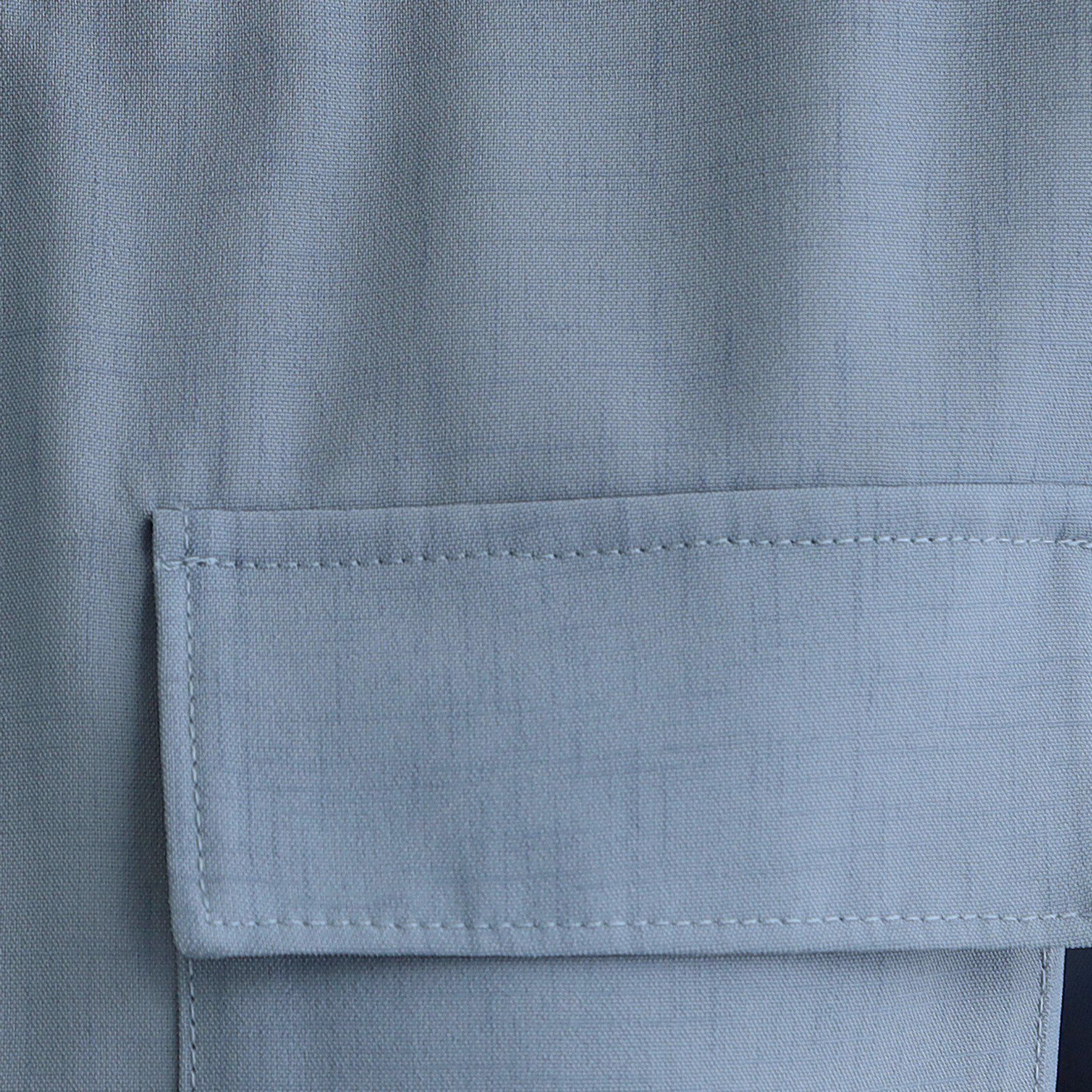 grove「麻調ノーカラーシアーブルゾン」|ブルゾン・スタジャン|