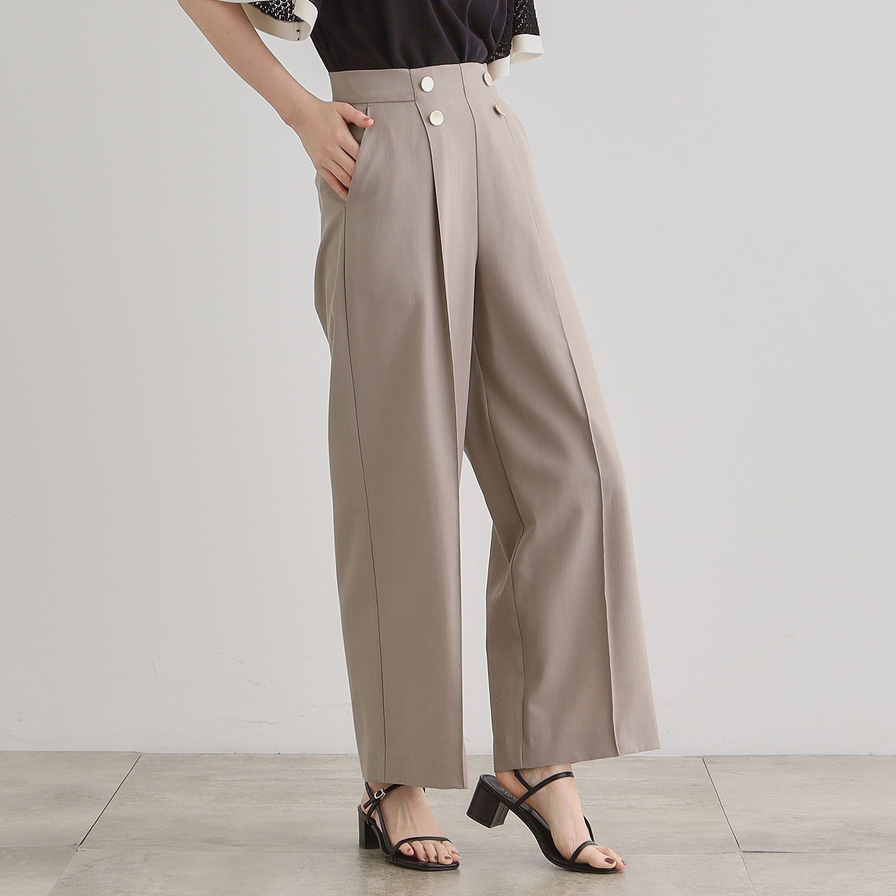 grove「さらっと快適　ピンタックマリンパンツ」|その他|