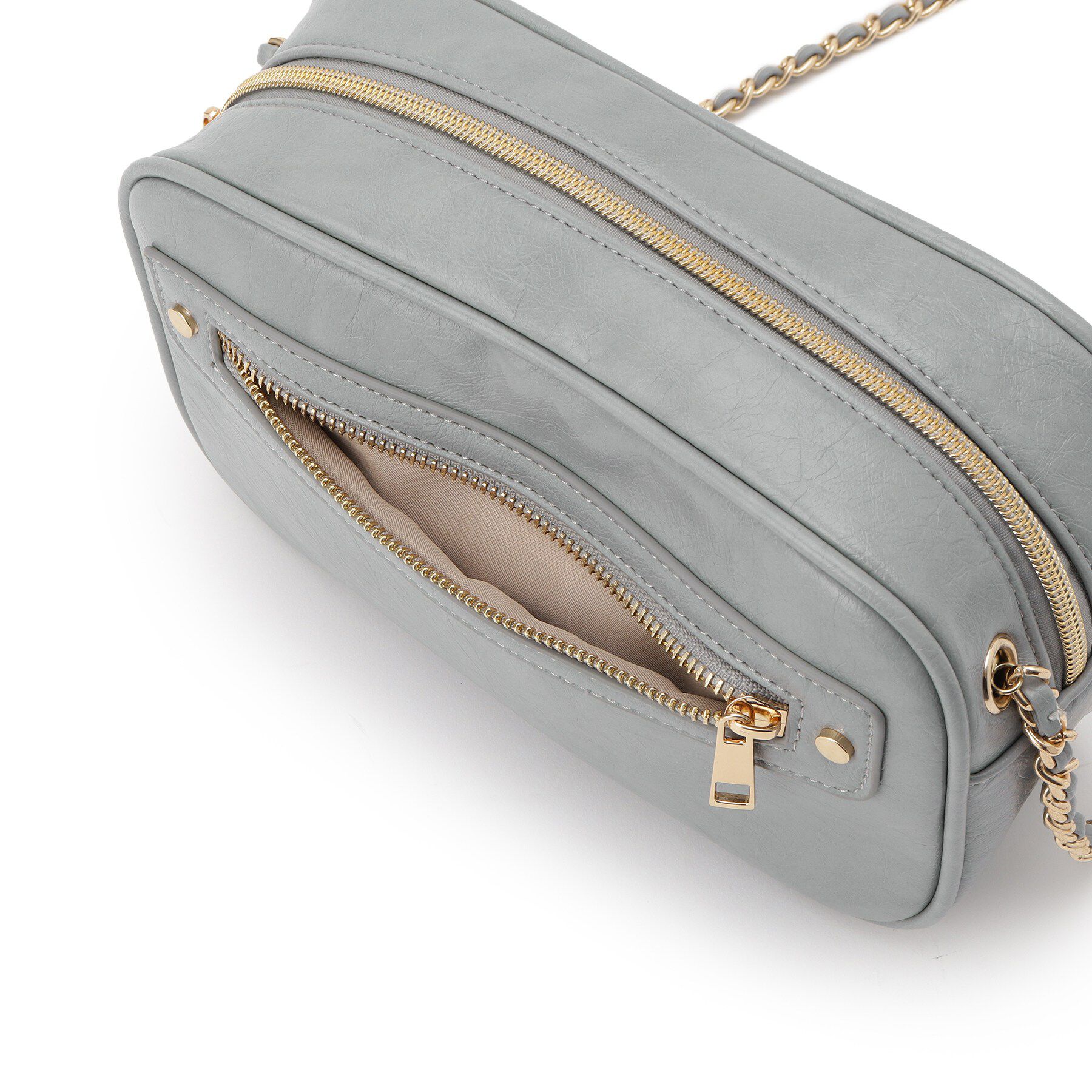 grove「スクエアZipポケチェーンショルダー」|ショルダー・メッセンジャー|