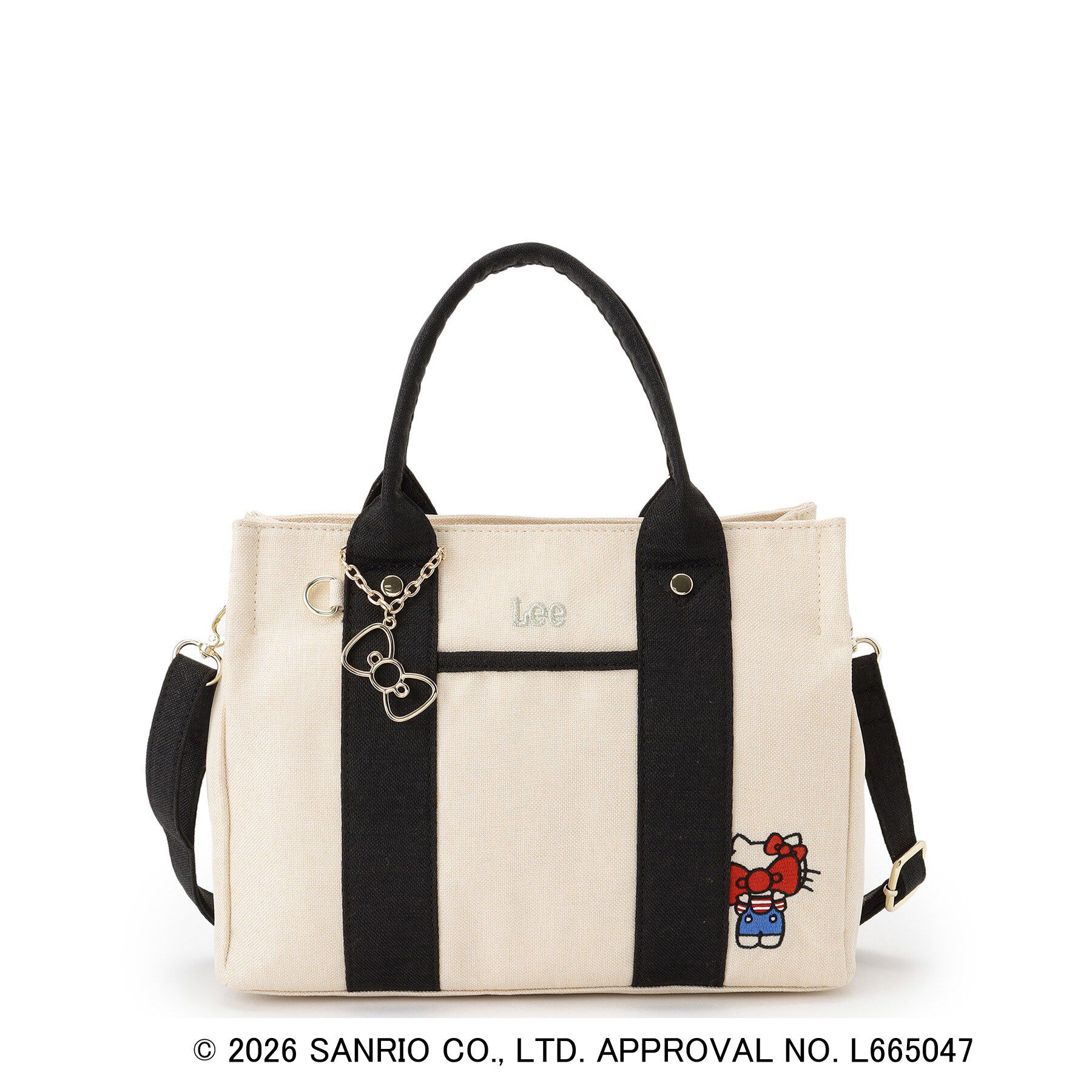 grove「【ハローキティ】Leeスクエア2WAYトート」|トートバッグ|