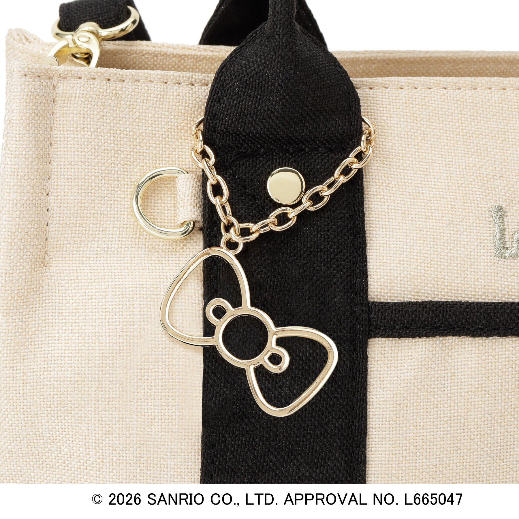 grove「【ハローキティ】Leeスクエア2WAYトート」|トートバッグ|