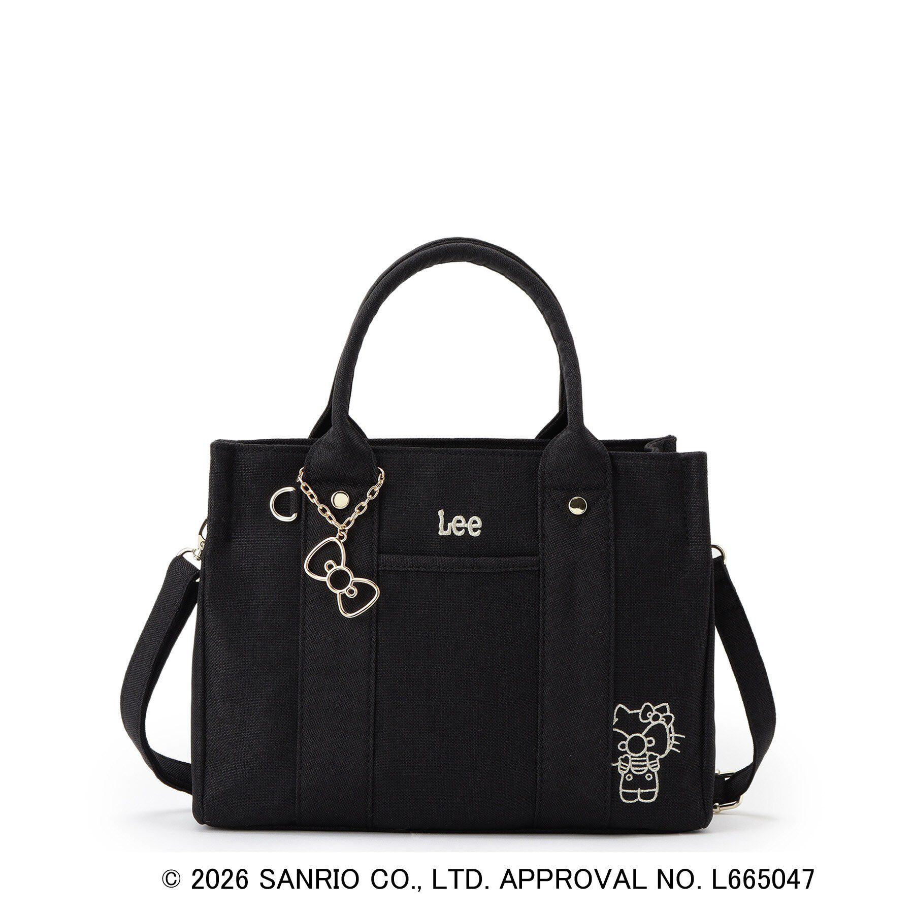 grove「【ハローキティ】Leeスクエア2WAYトート」|トートバッグ|