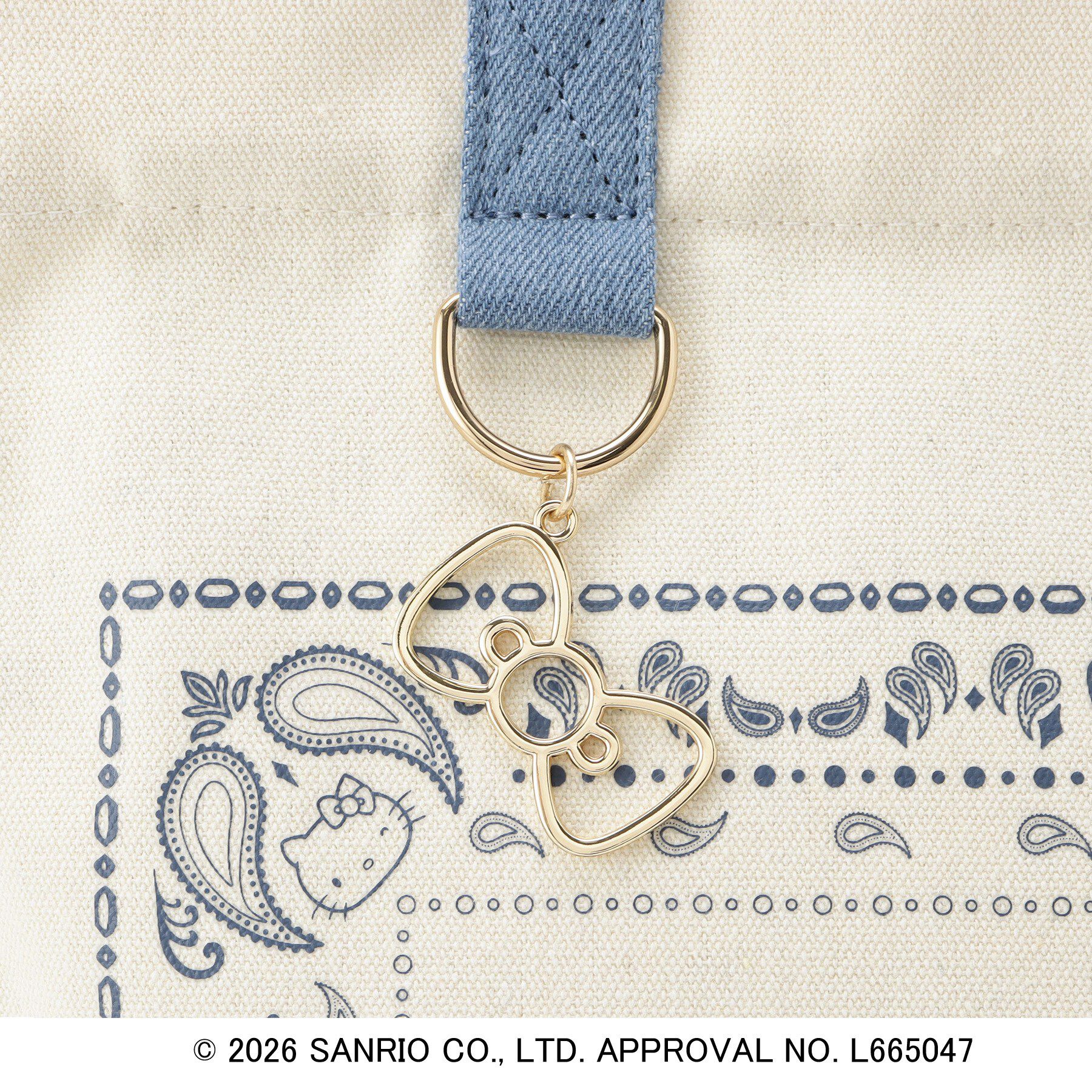 grove「【ハローキティ】バンダナプリント多機能トート」|トートバッグ|