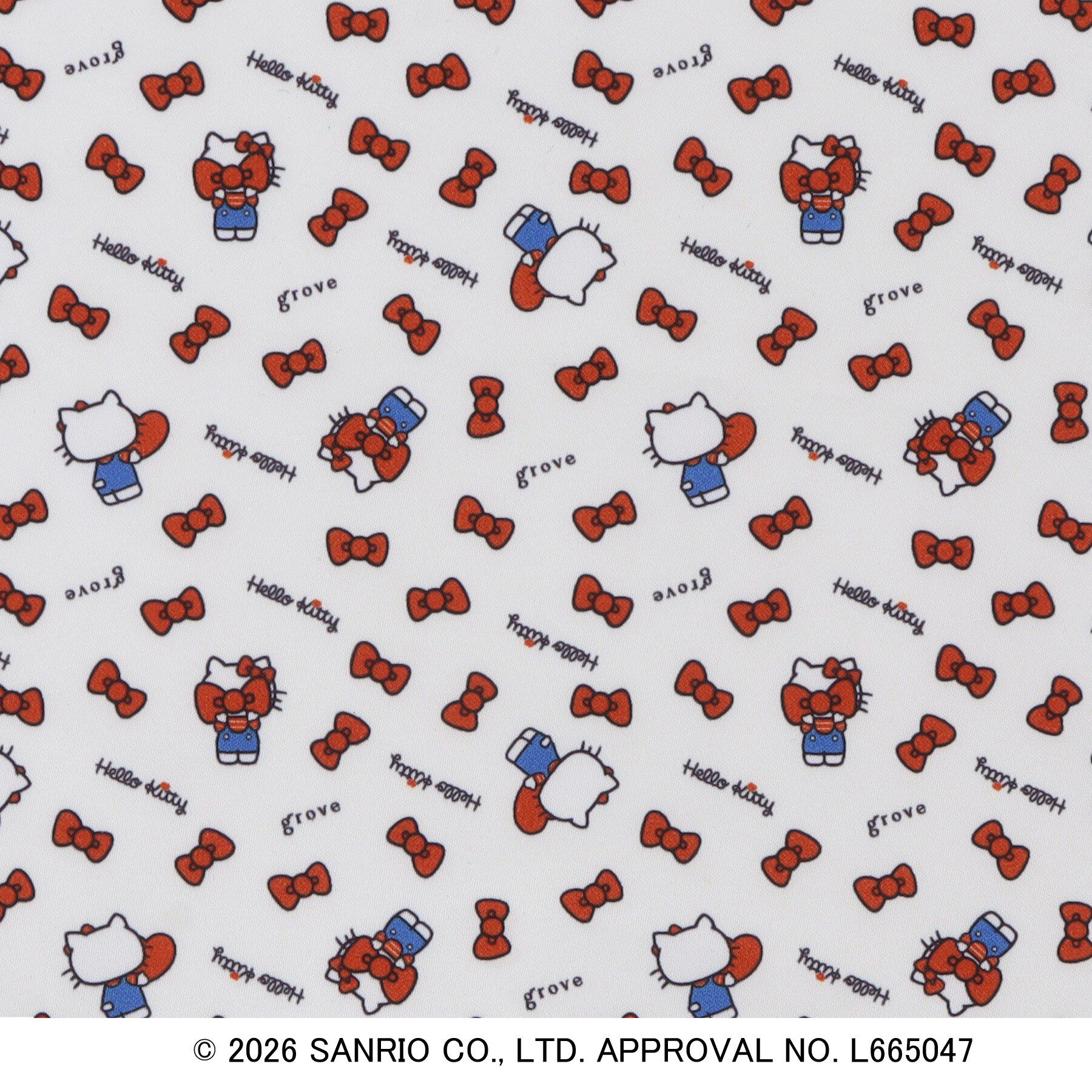 grove「【ハローキティ】バンダナプリント多機能トート」|トートバッグ|