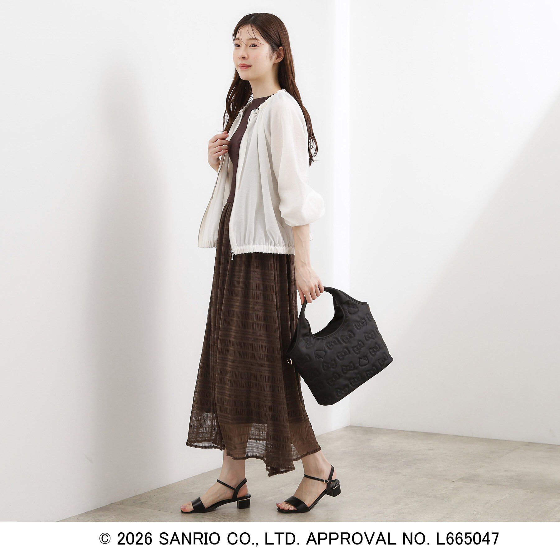 grove「【ハローキティ】撥水キルトクリテトート」|トートバッグ|