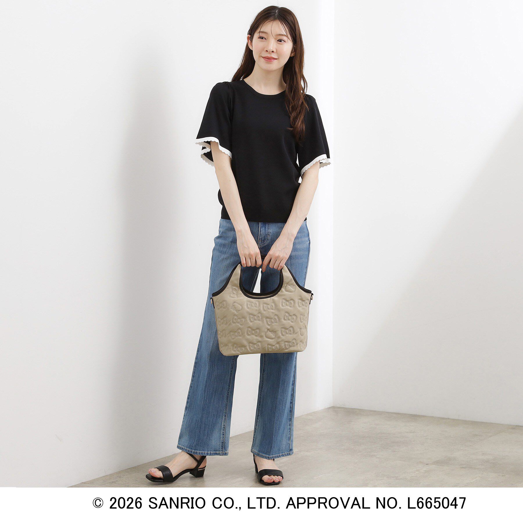 grove「【ハローキティ】撥水キルトクリテトート」|トートバッグ|