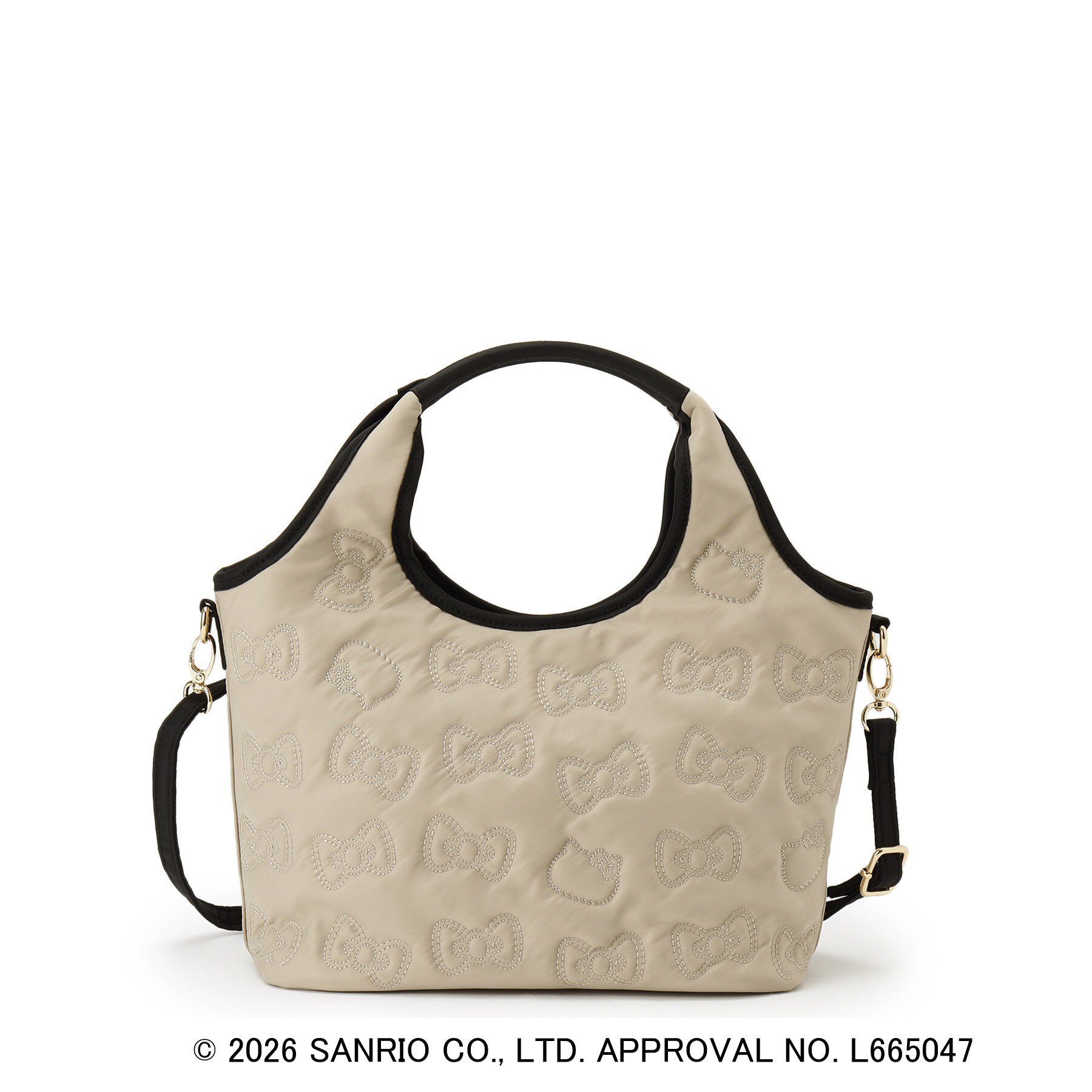 grove「【ハローキティ】撥水キルトクリテトート」|トートバッグ|