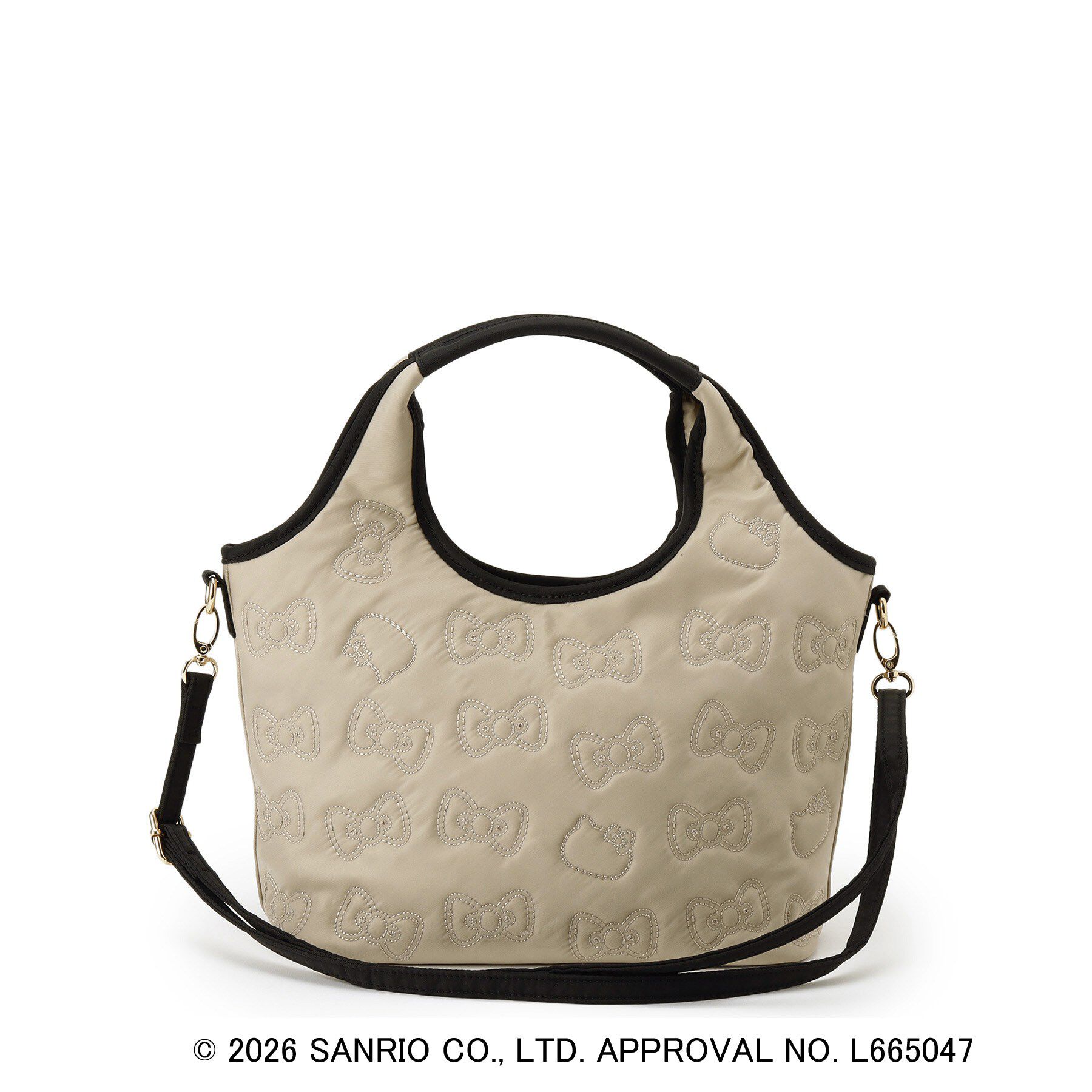 grove「【ハローキティ】撥水キルトクリテトート」|トートバッグ|