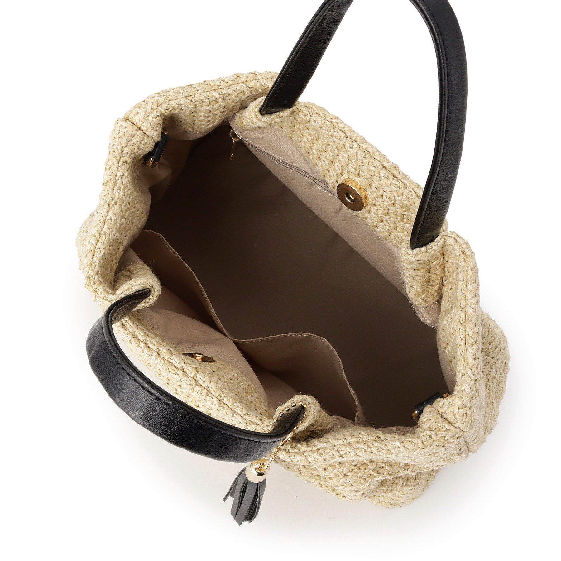 grove「タックタッセルPP2WAYトート」|トートバッグ|