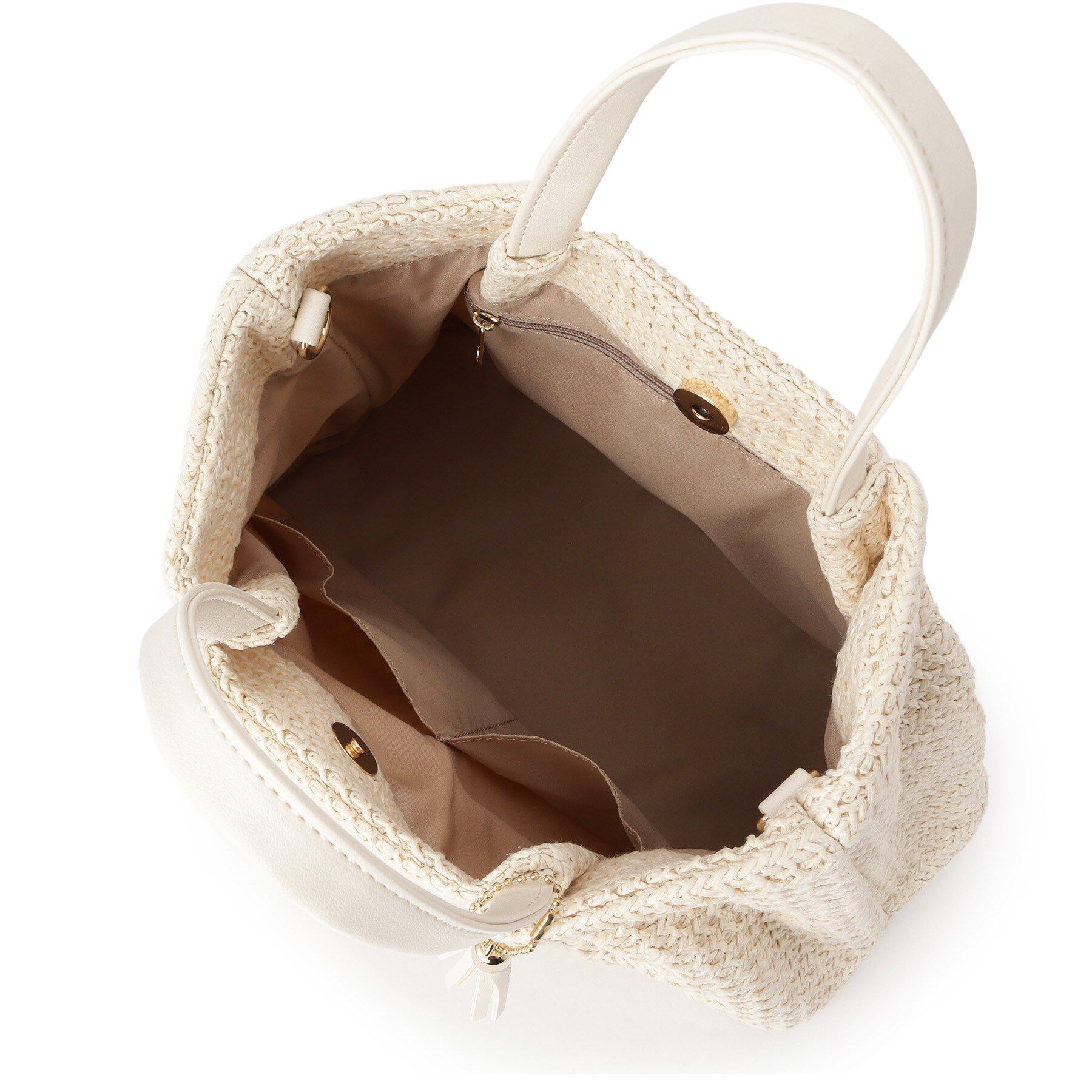 grove「タックタッセルPP2WAYトート」|トートバッグ|