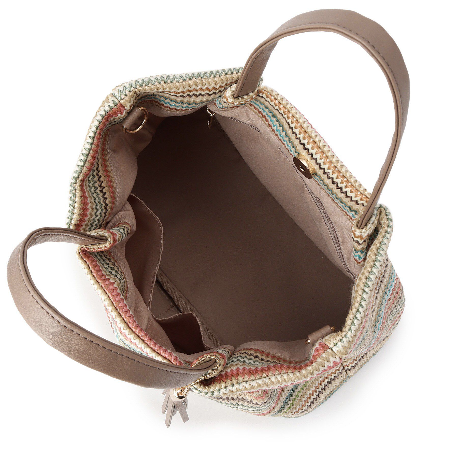 grove「タックタッセルPP2WAYトート」|トートバッグ|