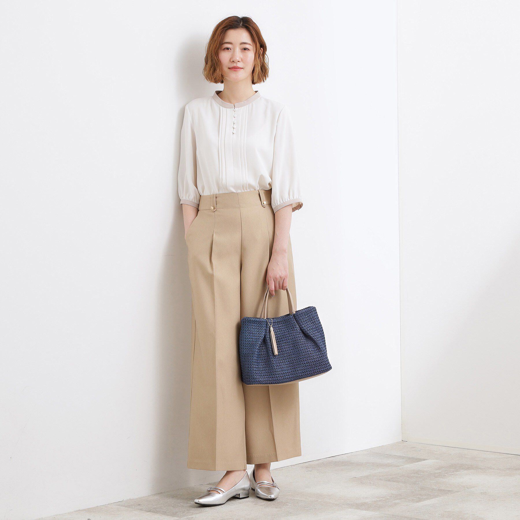 grove「タックタッセルPP2WAYトート」|トートバッグ|