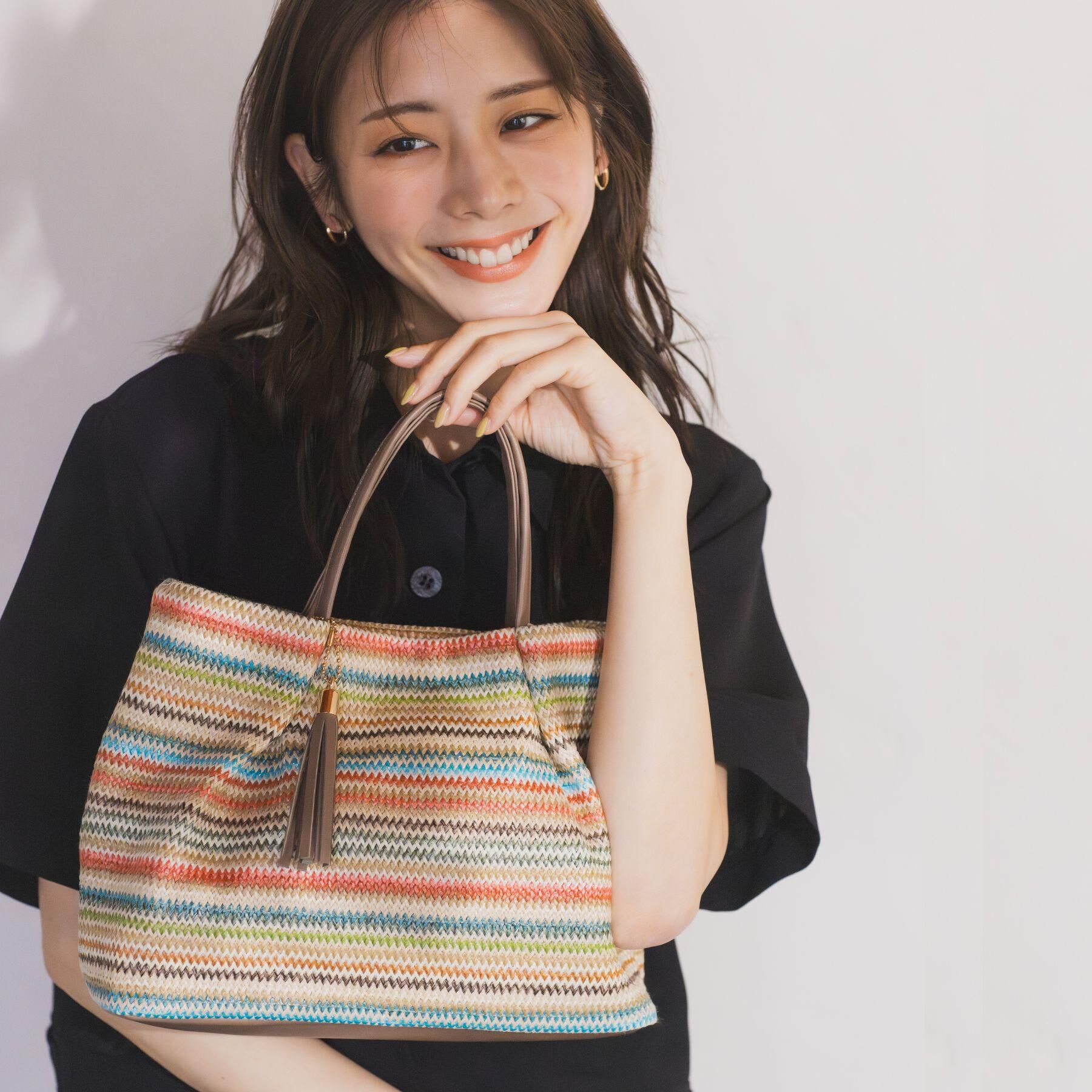 grove「タックタッセルPP2WAYトート」|トートバッグ|