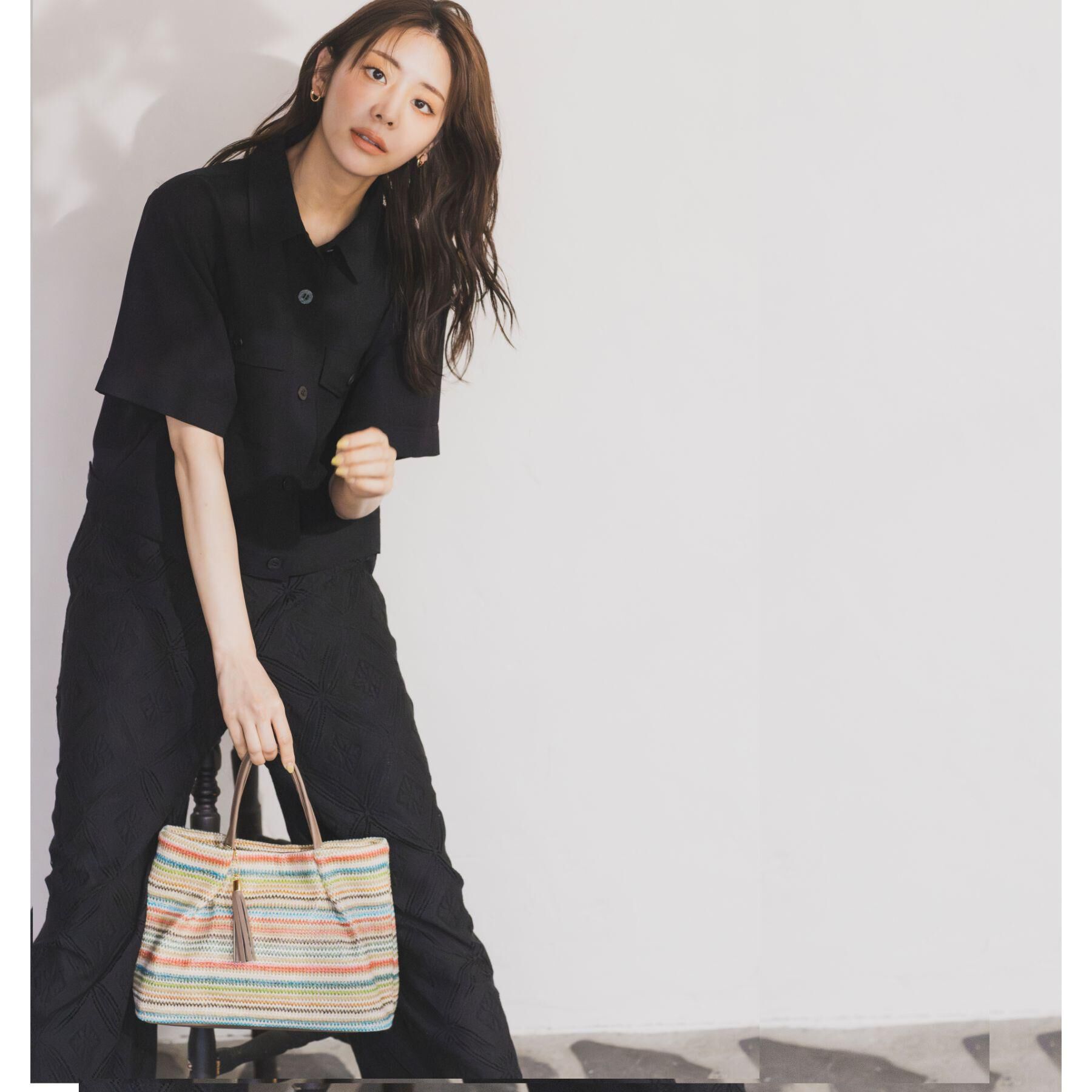 grove「タックタッセルPP2WAYトート」|トートバッグ|