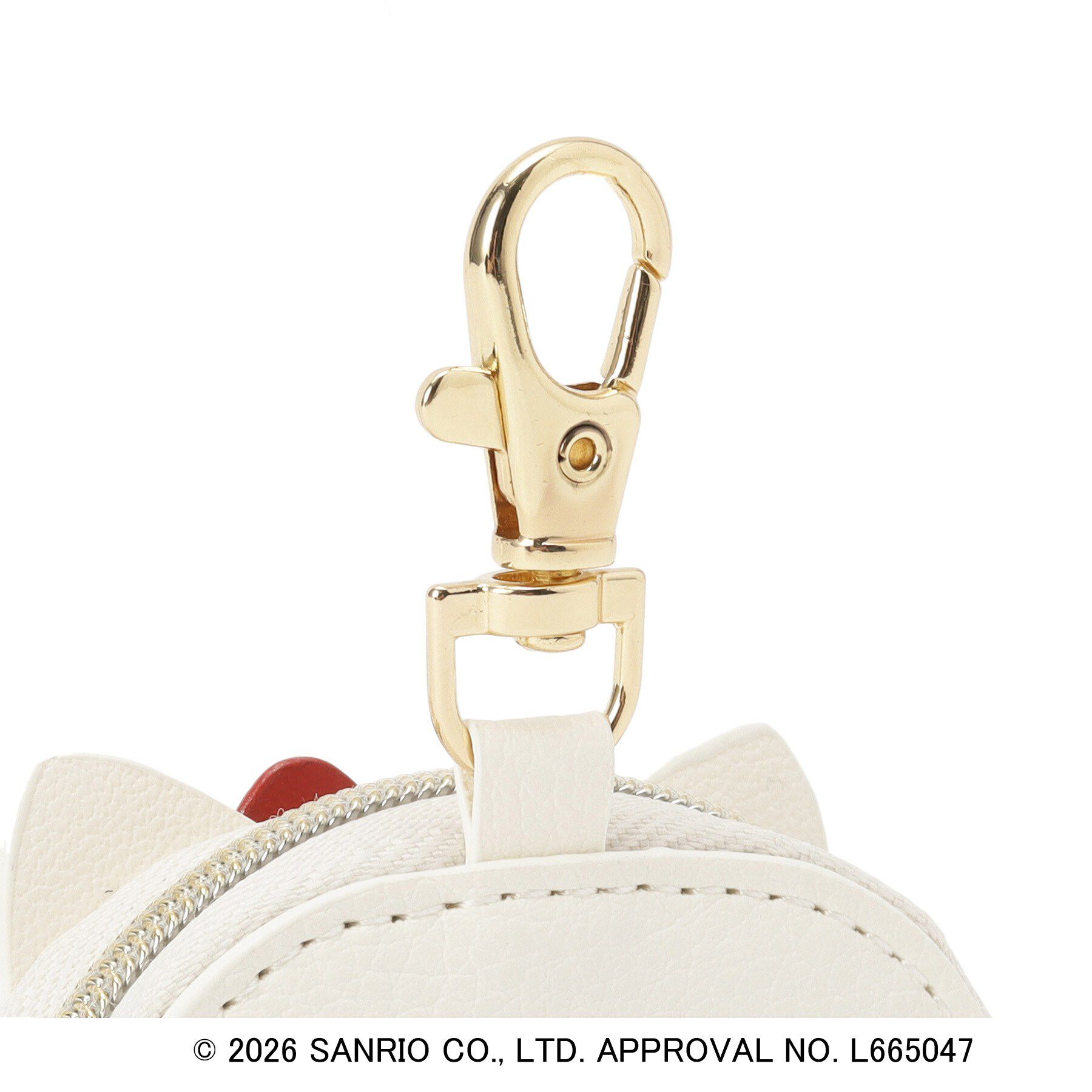 grove「【ハローキティ】フェイスチャームポーチ」|ポーチ|