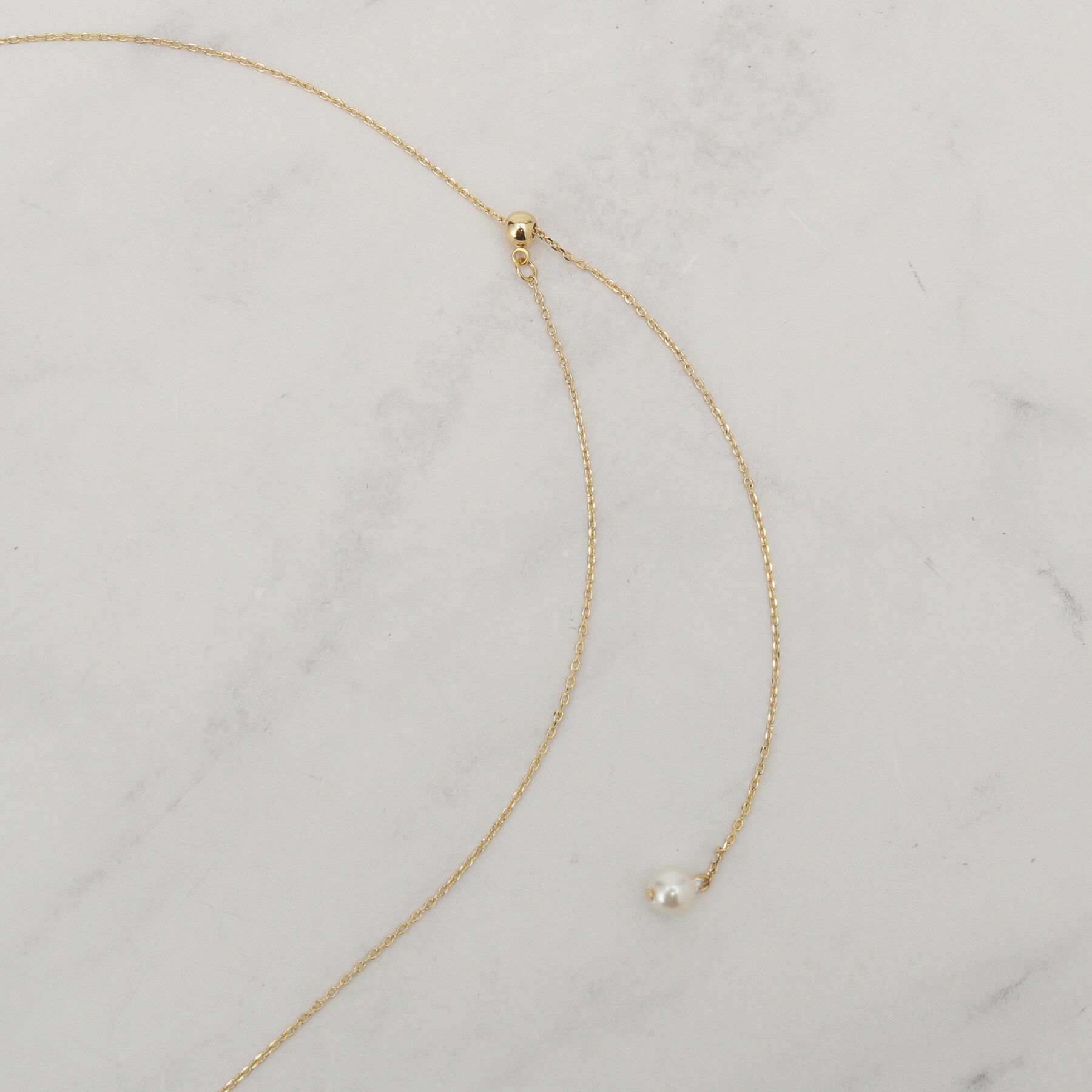 grove「天然石Y字ネックレス【日本製】」|ネックレス|