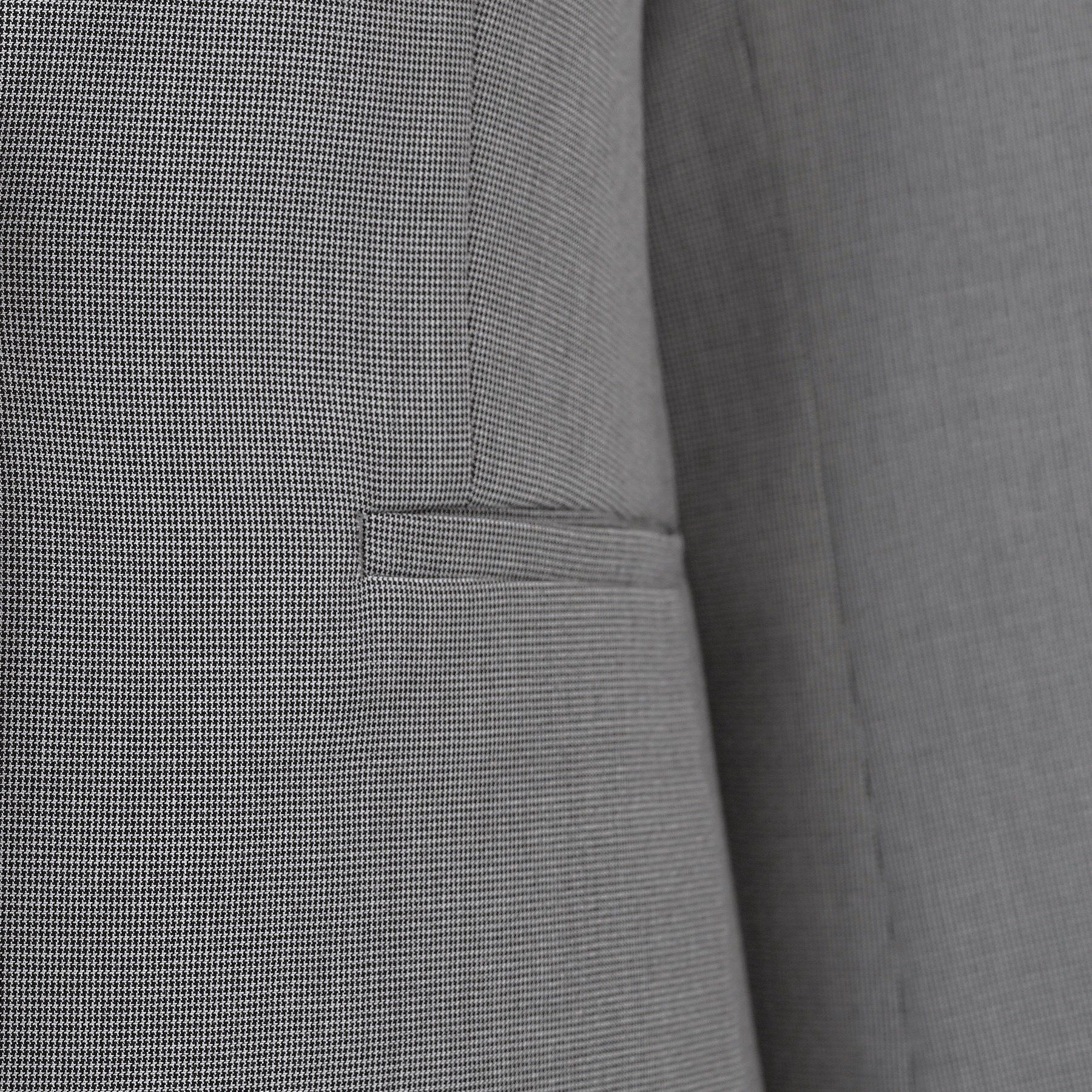 INDIVI「【洗える／夏スーツ】ミニ千鳥柄ノーカラージャケット」|ノーカラージャケット|