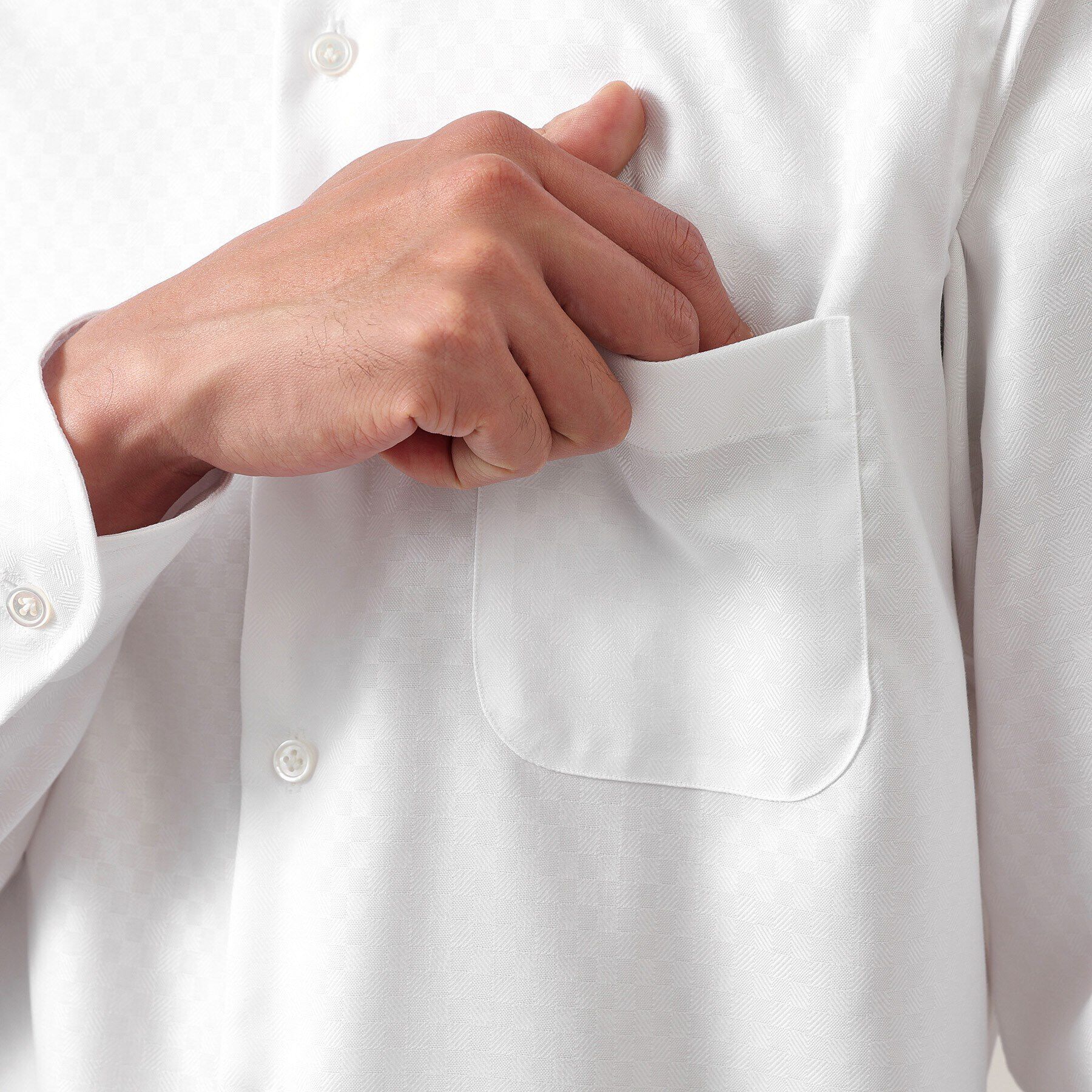 TAKEO KIKUCHI「【Made in JAPAN】市松紋 ドレスシャツ」|シャツ・ブラウス|