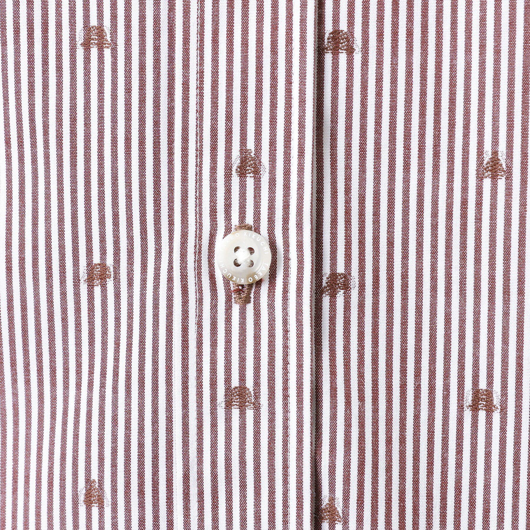 TAKEO KIKUCHI「ハットモチーフ ジャカード ストライプ シャツ」|シャツ・ブラウス|