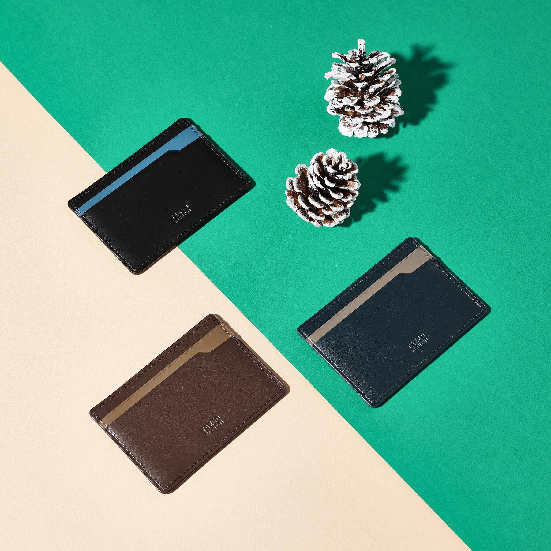 TAKEO KIKUCHI「【リップルグレイン】 パスケース」|その他|