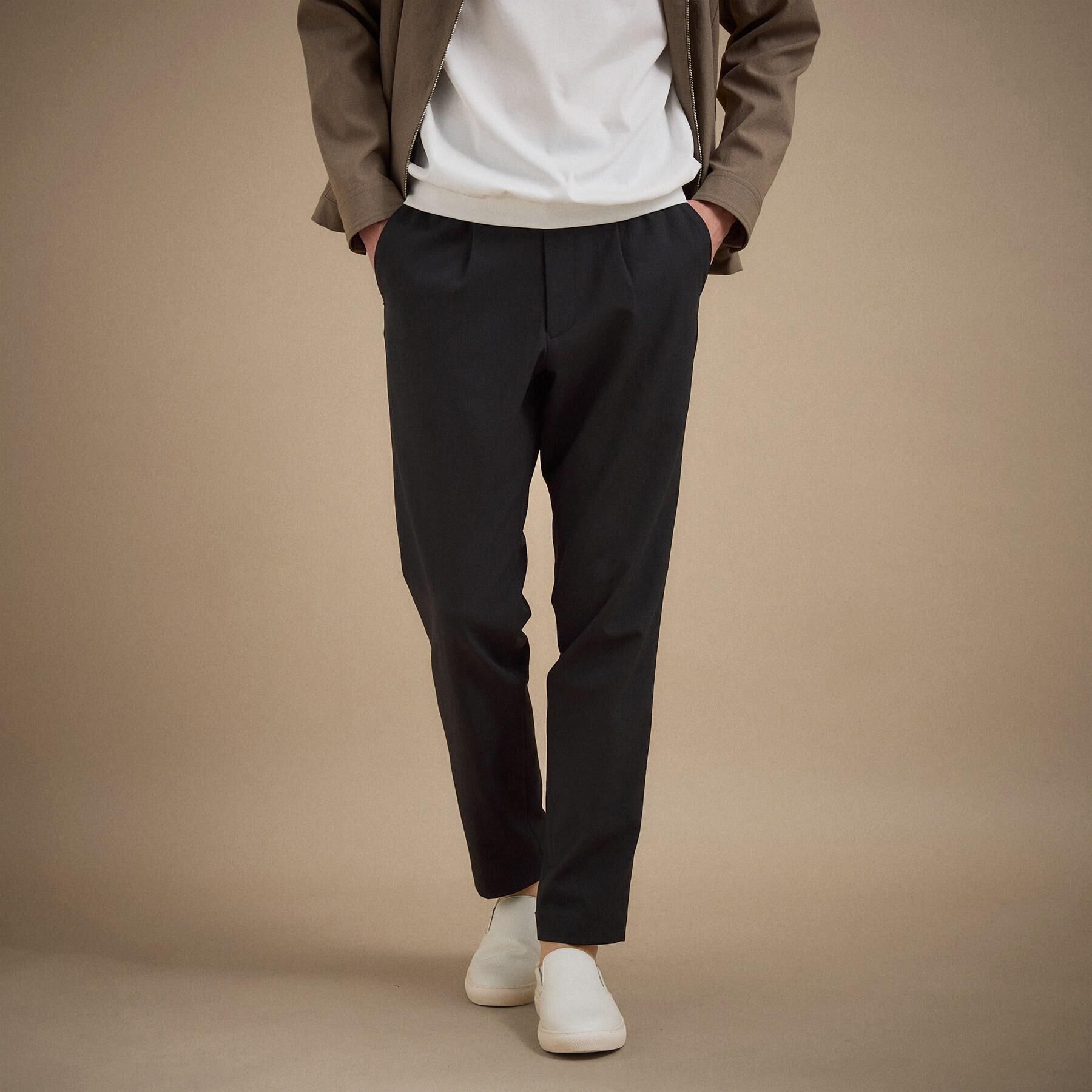 TAKEO KIKUCHI「【撥水・洗える・シワになりにくい】 リランチェ（R） イージーパンツ」|その他|ブラック(019)