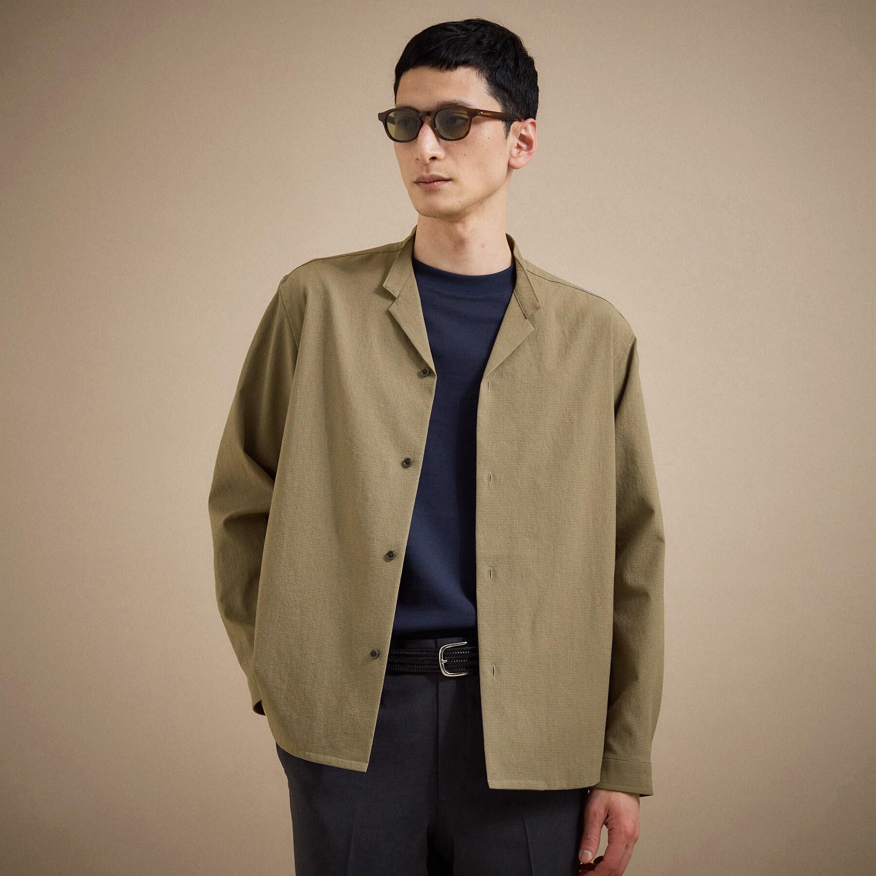 TAKEO KIKUCHI「【撥水・洗える・シワになりにくい】 リランチェ（R） シャツ」|シャツ・ブラウス|モカブラウン(042