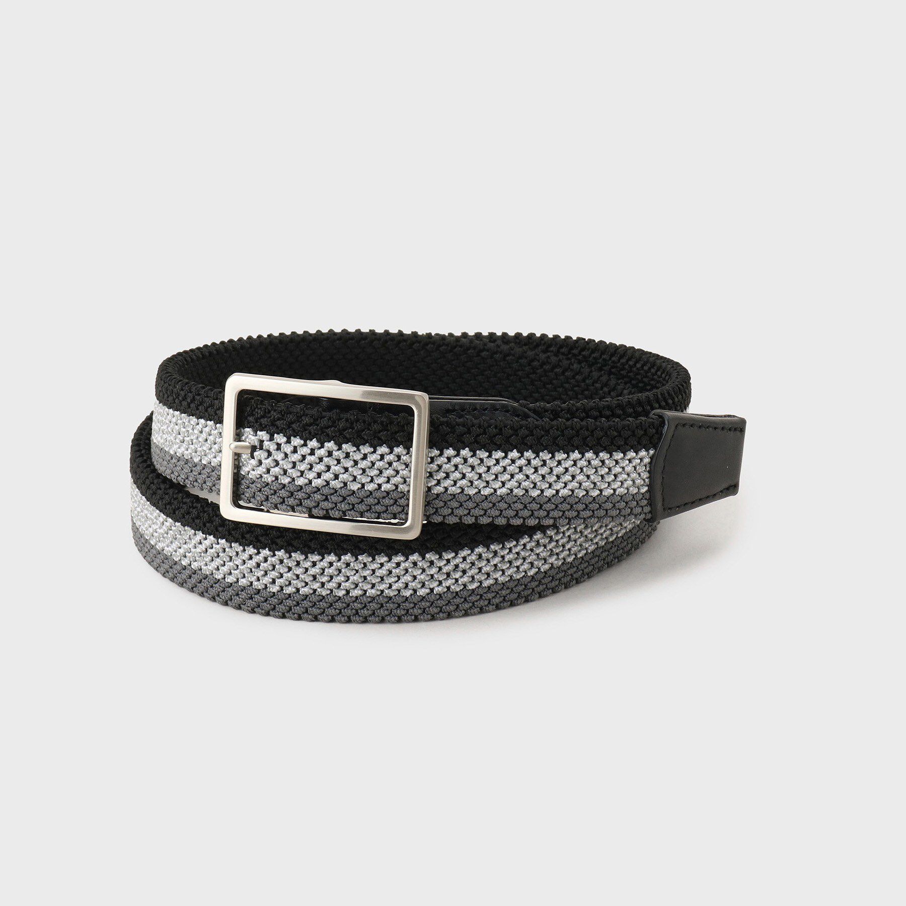 TAKEO KIKUCHI「ゴムメッシュリバーシブルベルト」|ベルト|ブラック(519)