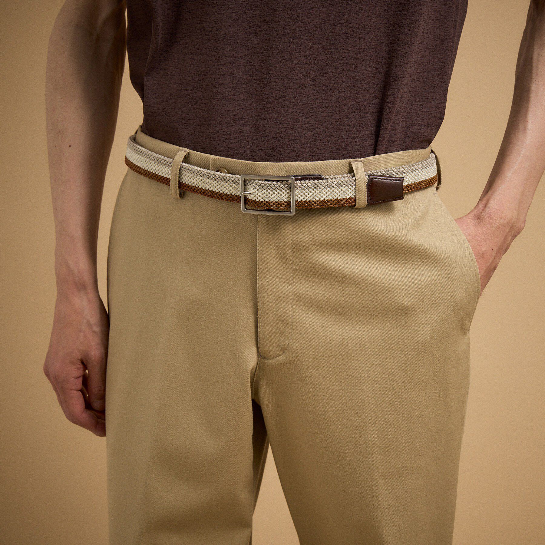 TAKEO KIKUCHI「ゴムメッシュリバーシブルベルト」|ベルト|