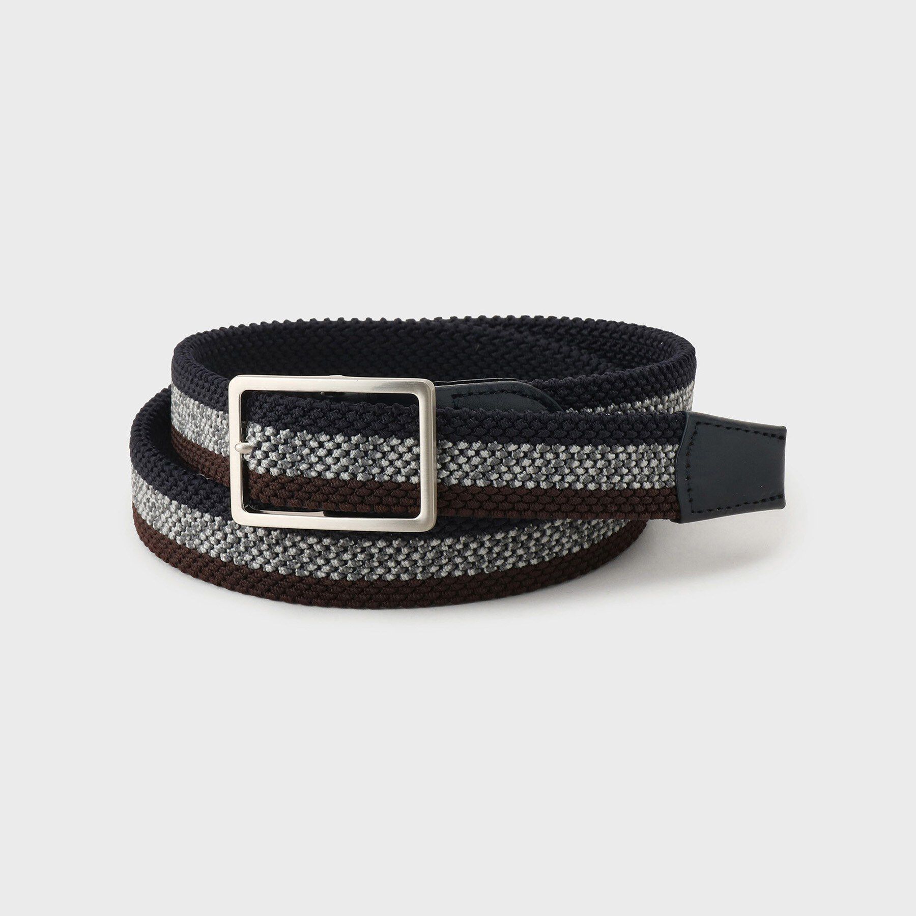 TAKEO KIKUCHI「ゴムメッシュリバーシブルベルト」|ベルト|ネイビー(594)