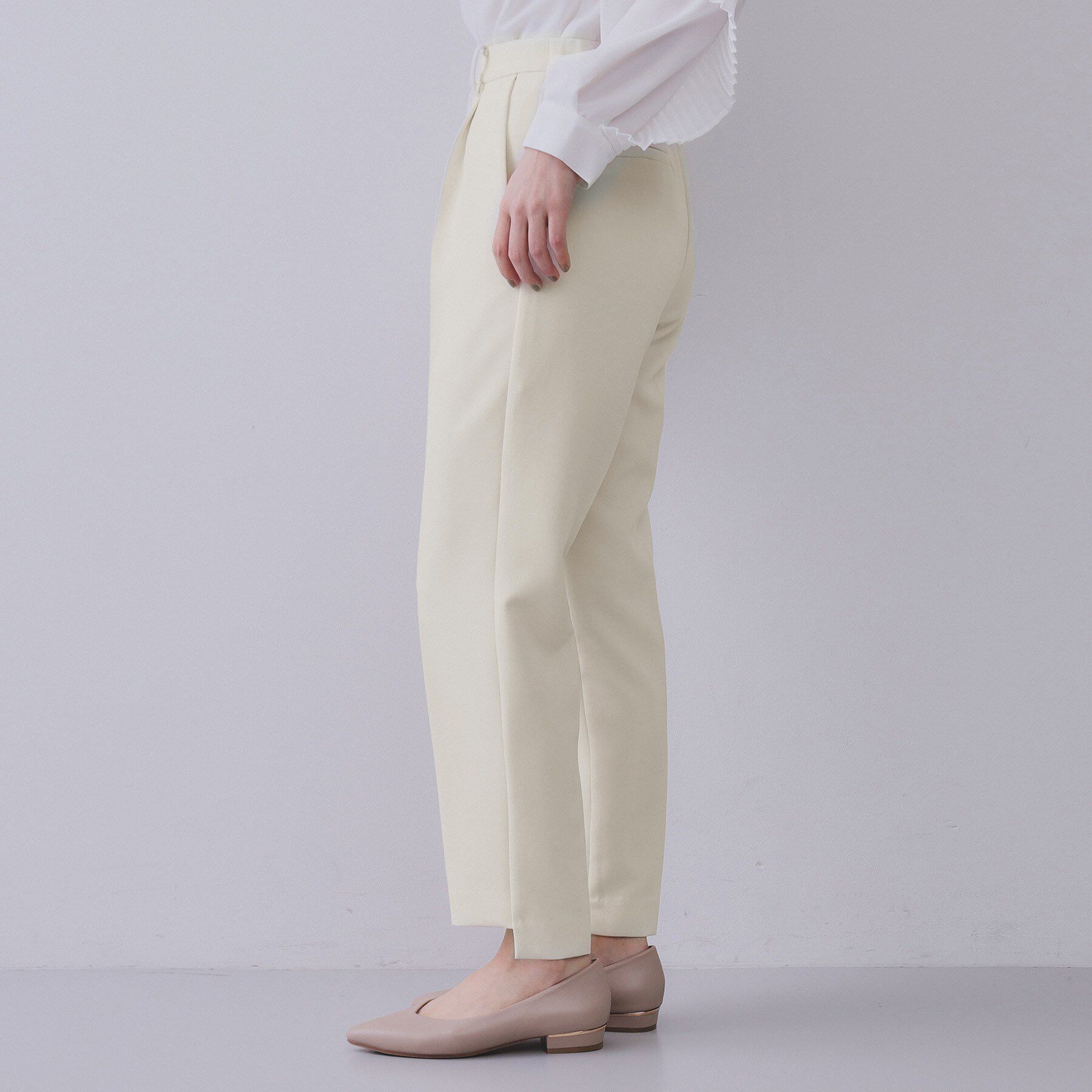 OPAQUE.CLIP「《通勤対応/セットアップ対応》ステップヘムテーパードパンツ【洗濯機洗い可】」|その他|