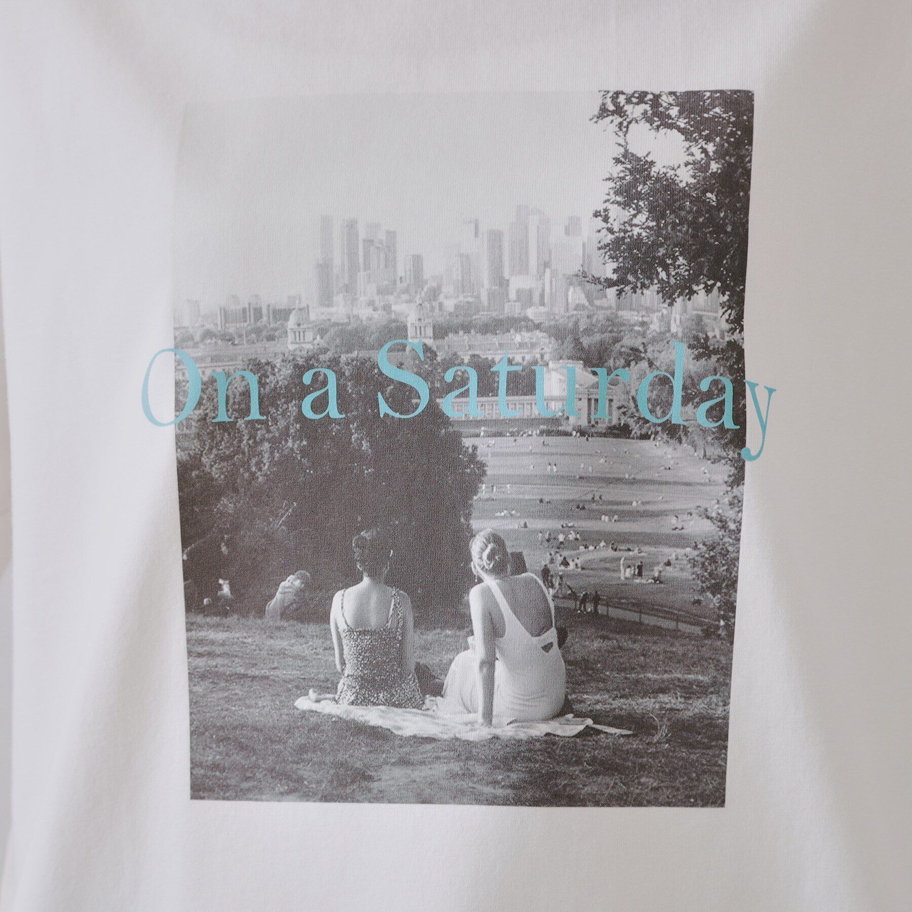 OPAQUE.CLIP「フォトプリントロングTシャツ【洗濯機洗い可】」|Tシャツ・カットソー|